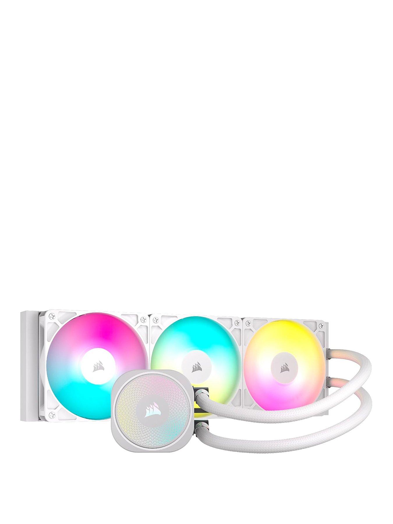 CORSAIR NAUTILUS 360 ARGB White, 360mm Radiator, Liquid CPU Cooler | Very