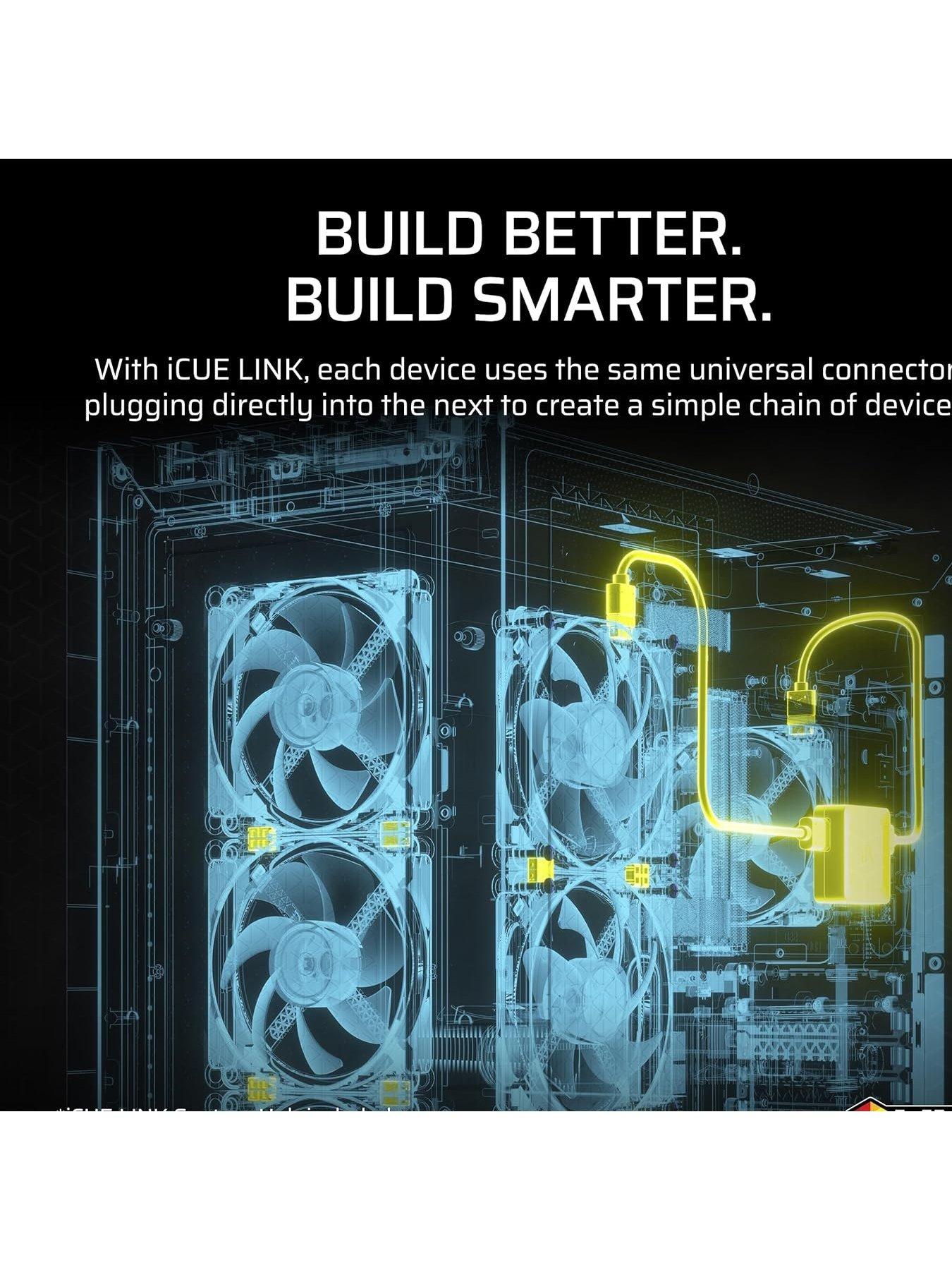 Image 6 of 7 of CORSAIR iCUE LINK TITAN 360 RX LCD White AIO, 360mm Radiator, Liquid CPU Cooler