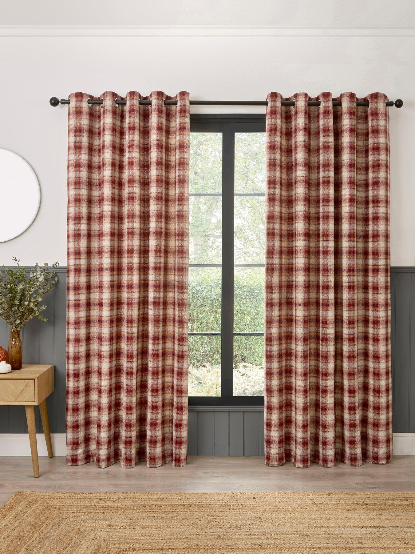 undefined Everett -jacquard 66" Width X 90" Drop (168 X 229cm) Pair Of Eyelet Curtains