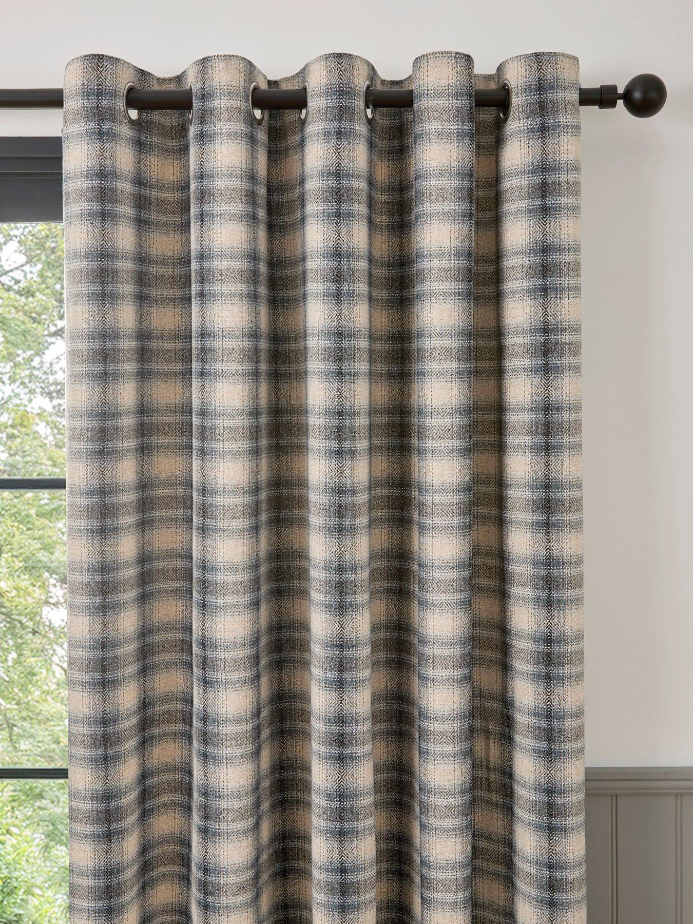 Image 2 of 3 of Curtina Everett -jacquard 66" Width X 90" Drop (168 X 229cm) Pair Of Eyelet Curtains