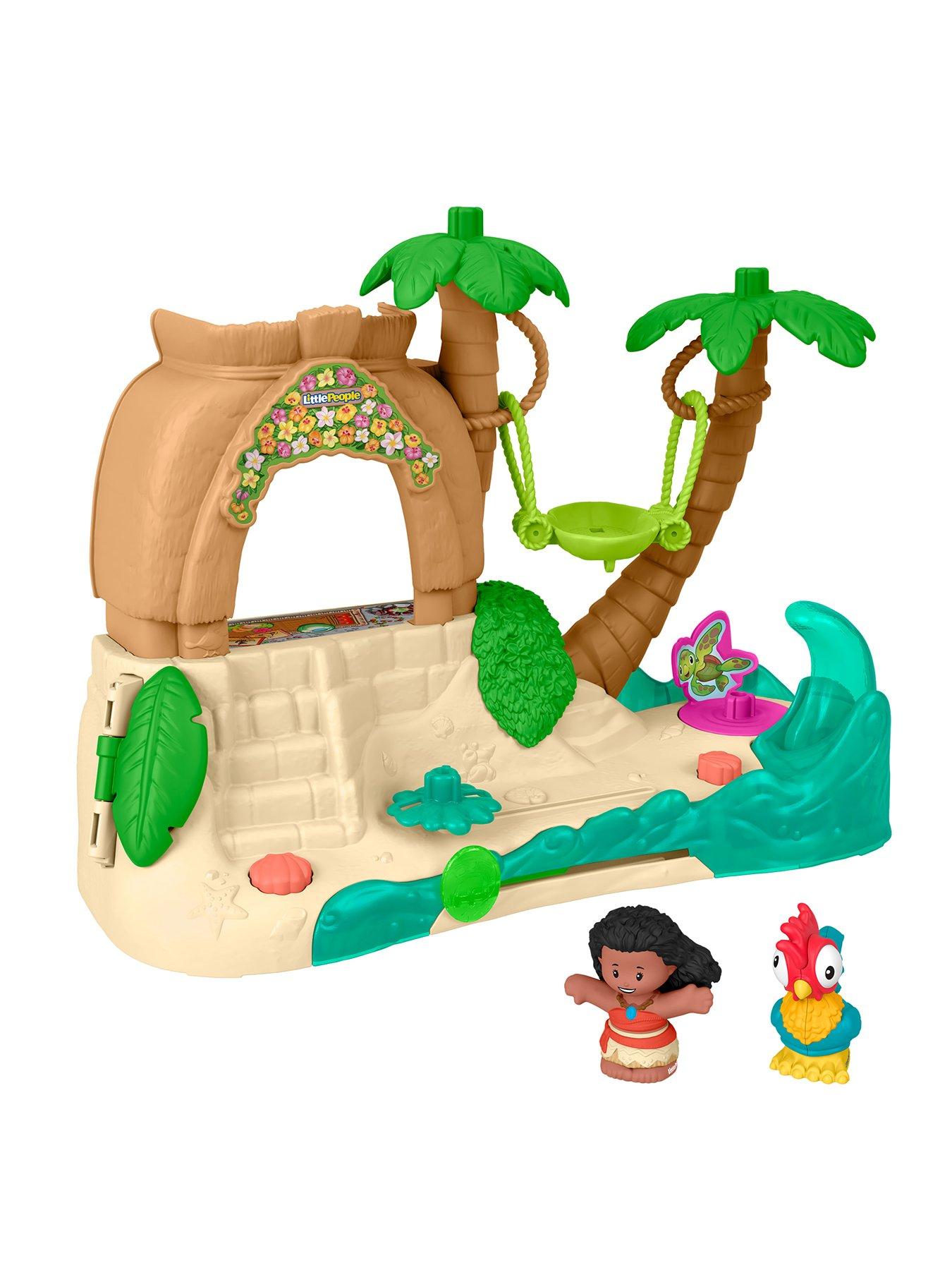 Image 1 of 7 of Fisher-Price Little People Little People Disney Princess Deluxe Moana Village Playset