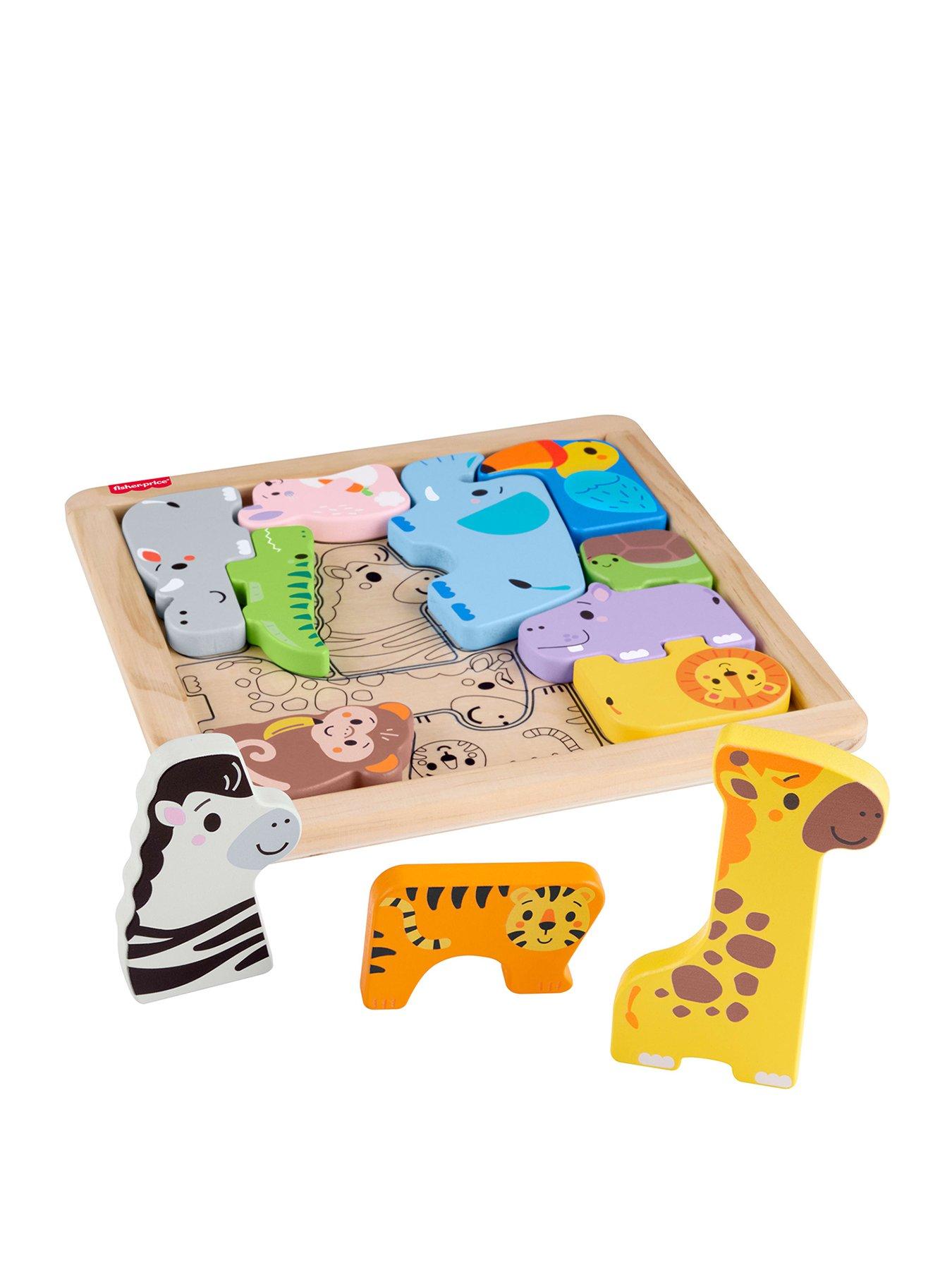 Image 1 of 7 of Fisher-Price Wooden Animal Puzzle
