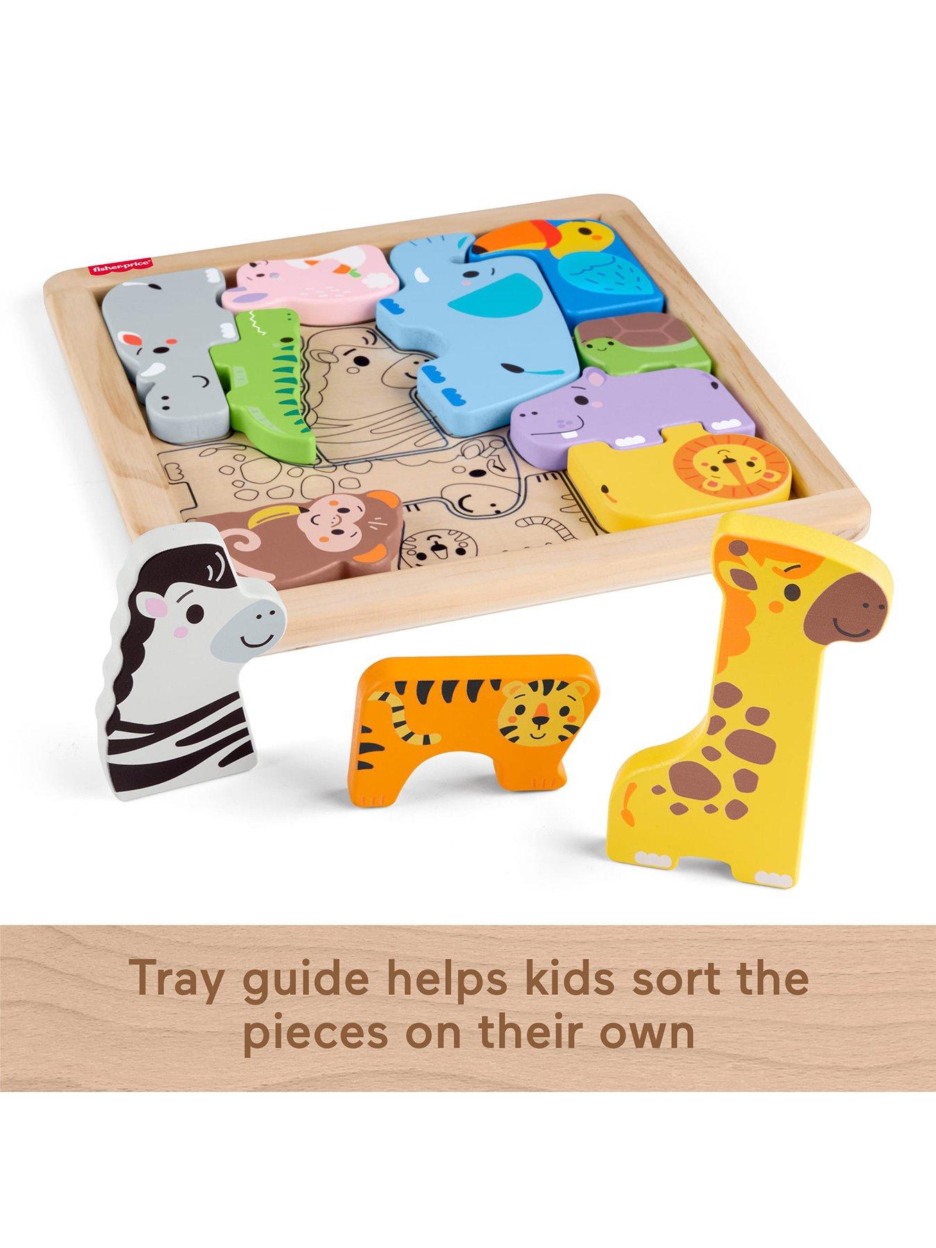 Image 4 of 7 of Fisher-Price Wooden Animal Puzzle