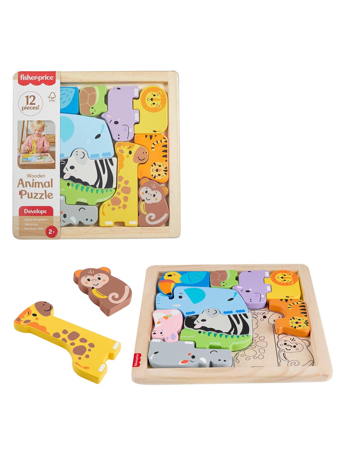 Image 6 of 7 of Fisher-Price Wooden Animal Puzzle