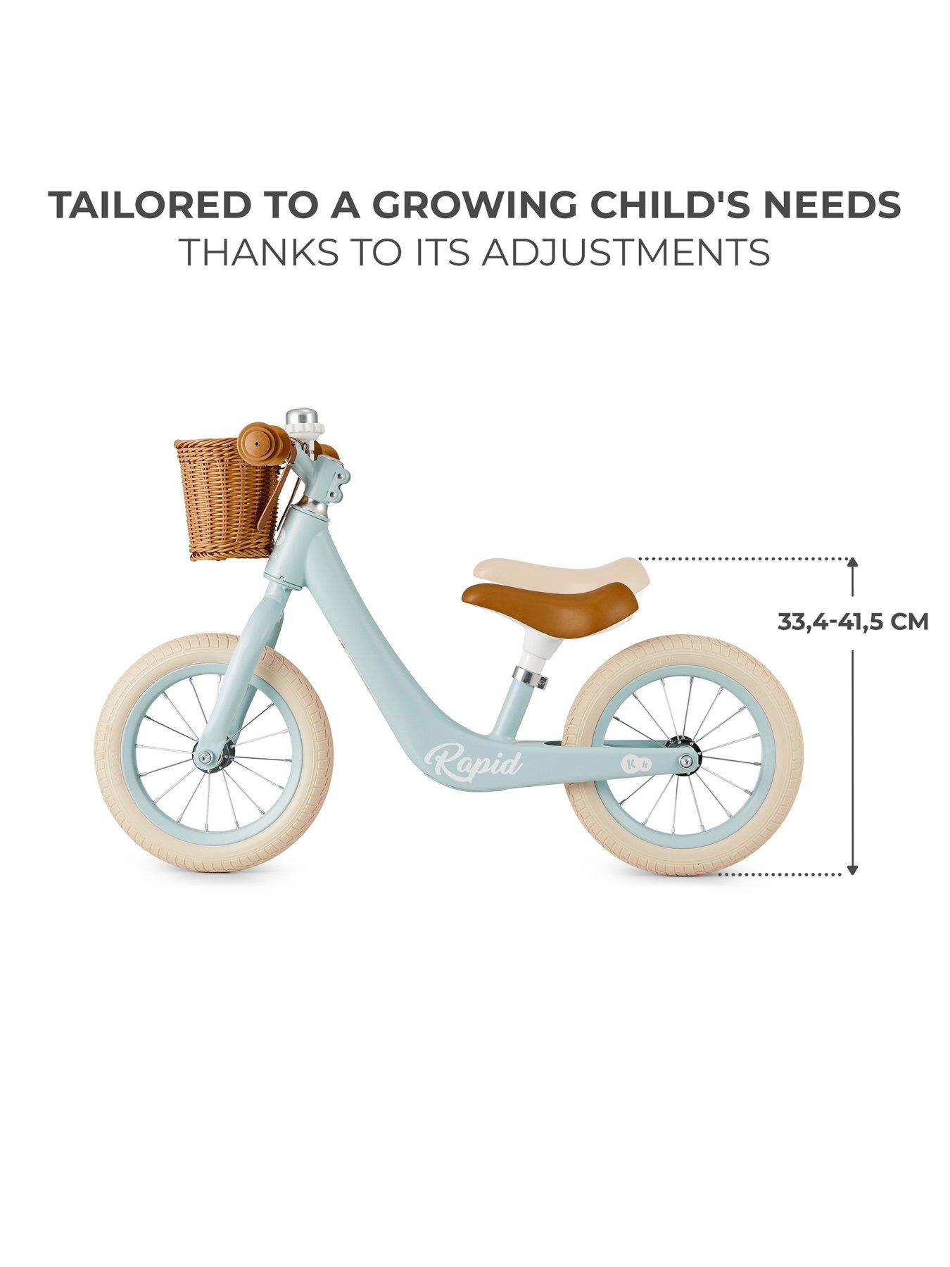 Image 3 of 8 of Kinderkraft Rapid 2 Balance Bike - Blue
