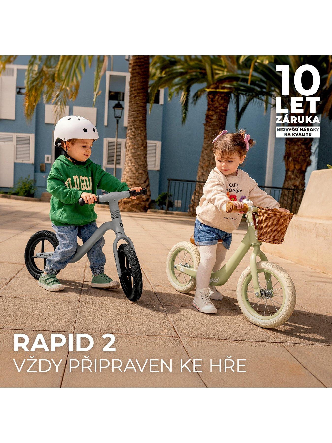 Image 7 of 8 of Kinderkraft Rapid 2 Balance Bike - Blue