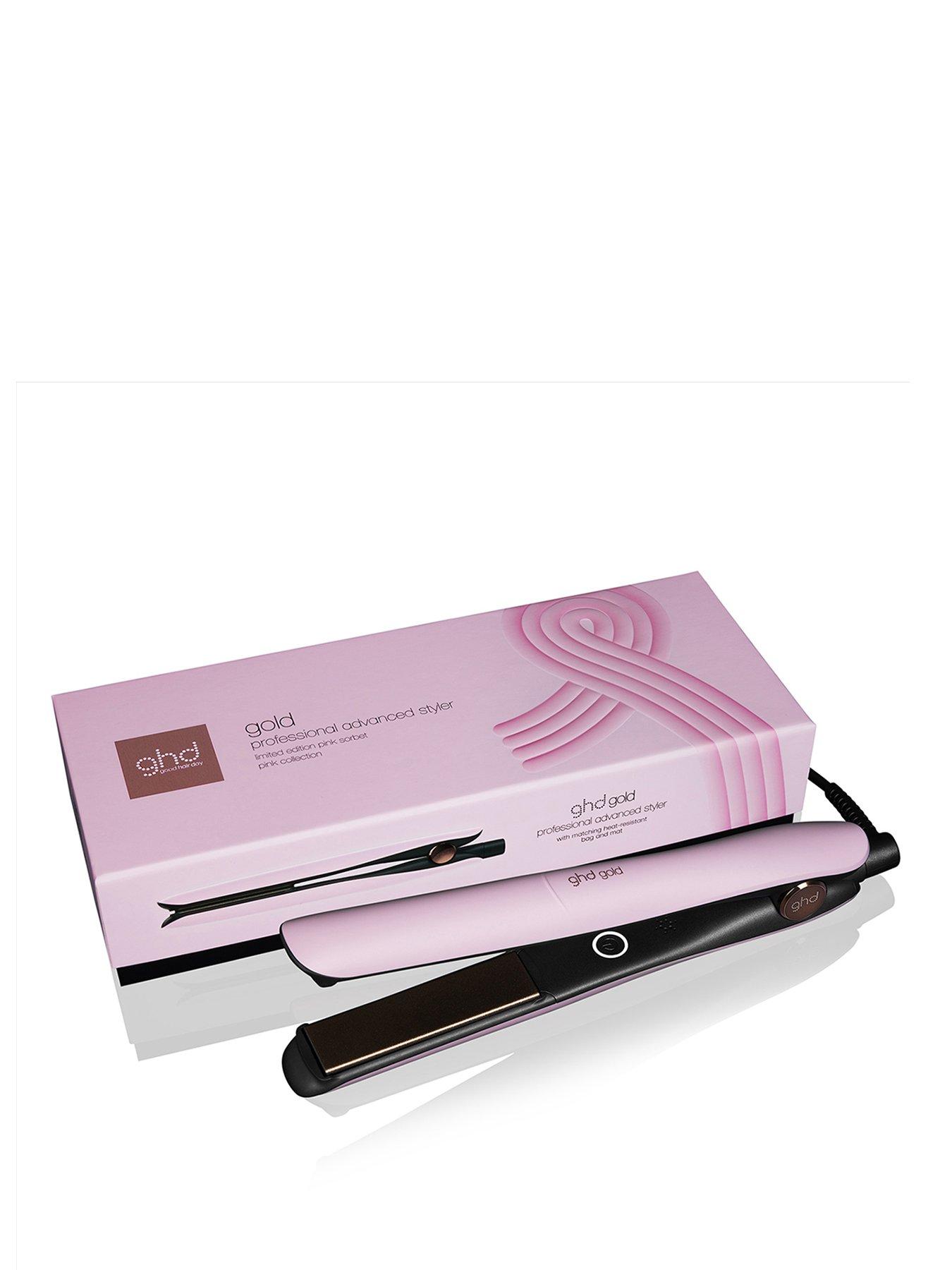 undefined ghd Gold - Charity Limited Edition Hair Straightener in Pink Sorbet