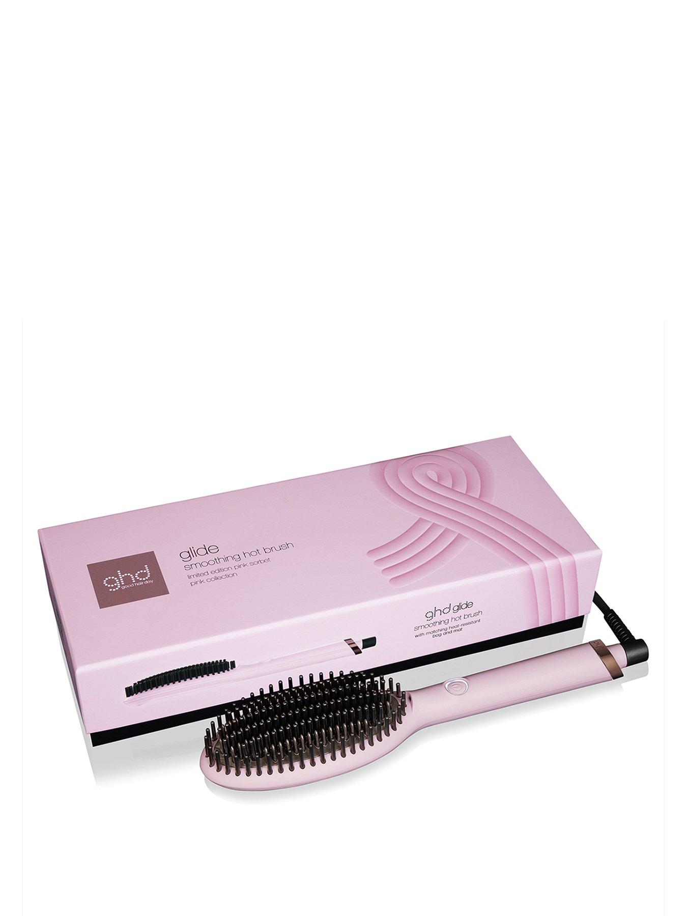 undefined ghd Glide - Charity Limited Edition Hot Brush in Pink Sorbet