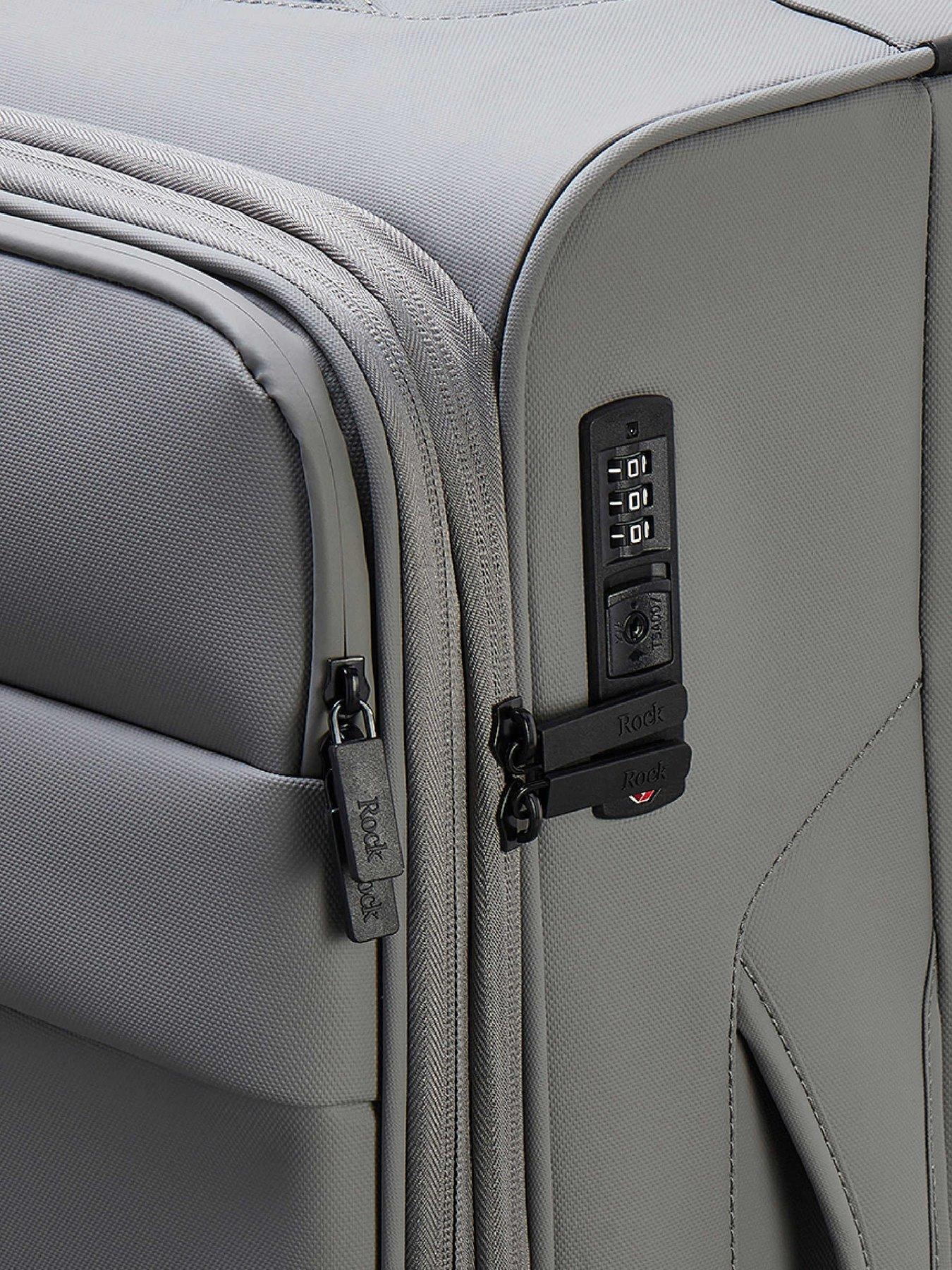 Image 6 of 6 of Rock Luggage Harper Grey Large Suitcase