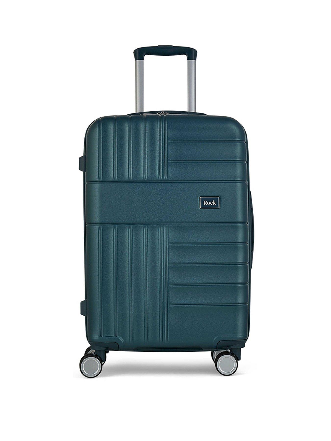 Image 2 of 4 of Rock Luggage Aspen Blue Medium Suitcase