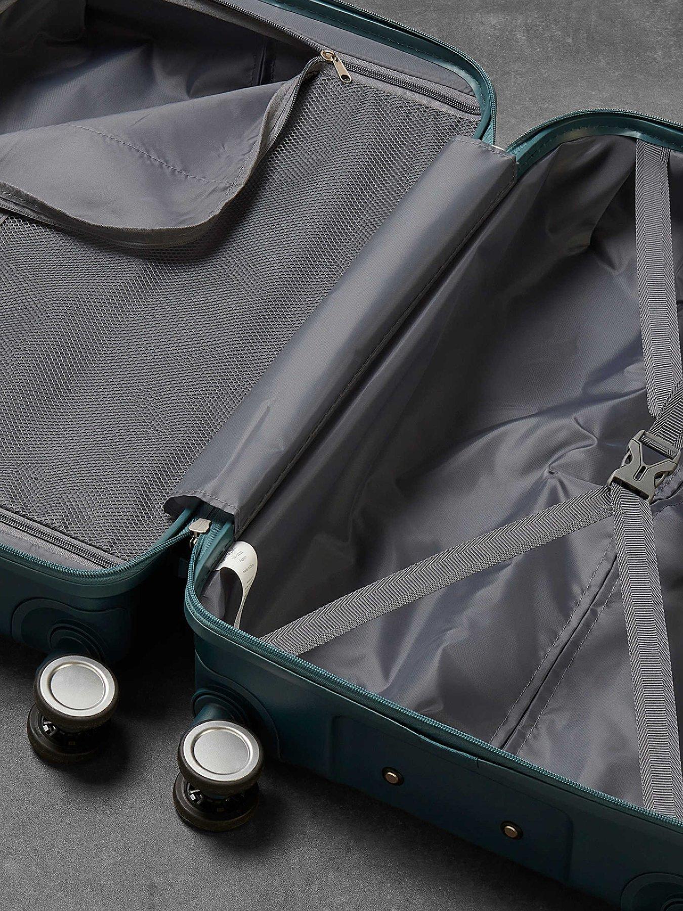Image 4 of 4 of Rock Luggage Aspen Blue Medium Suitcase