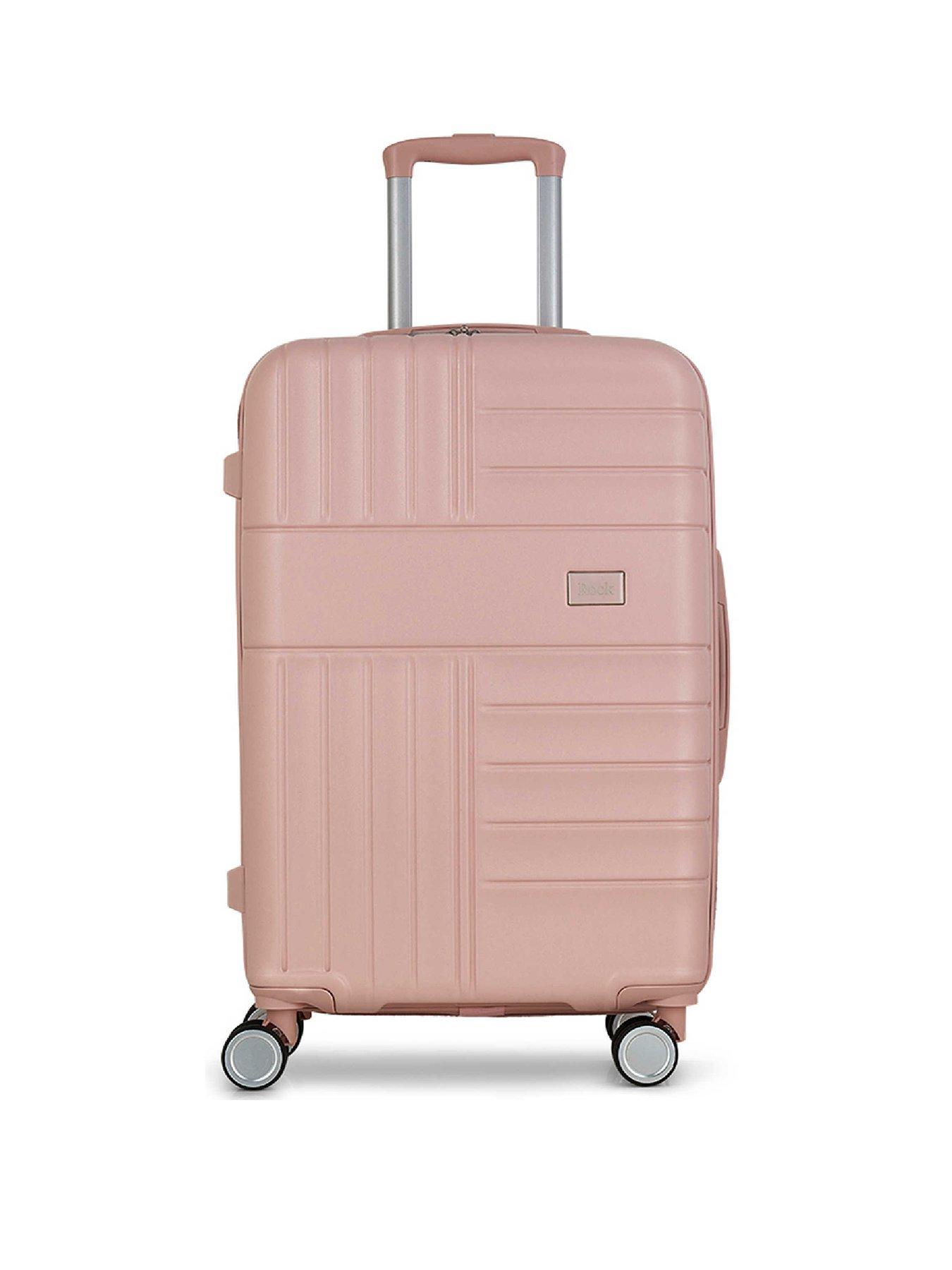 Image 2 of 4 of Rock Luggage Aspen Pink Medium Suitcase