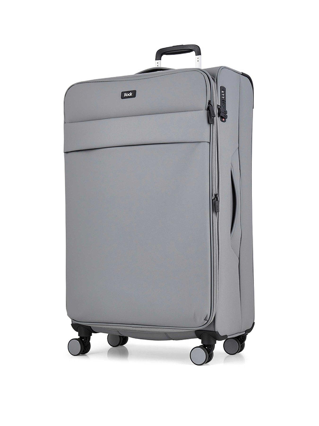 Image 2 of 6 of Rock Luggage Harper Grey 3pc Set