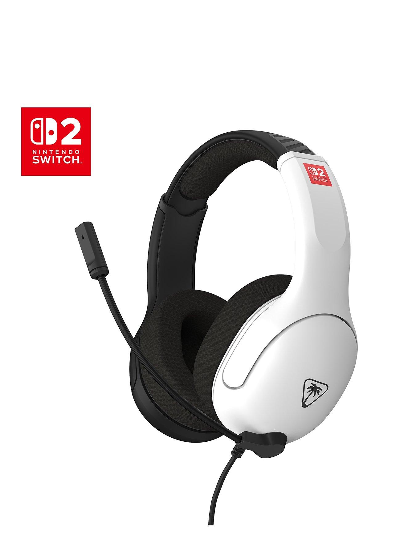 Turtle Beach Airlite Fit Headset - NS - Black  &  White (Switch 2)