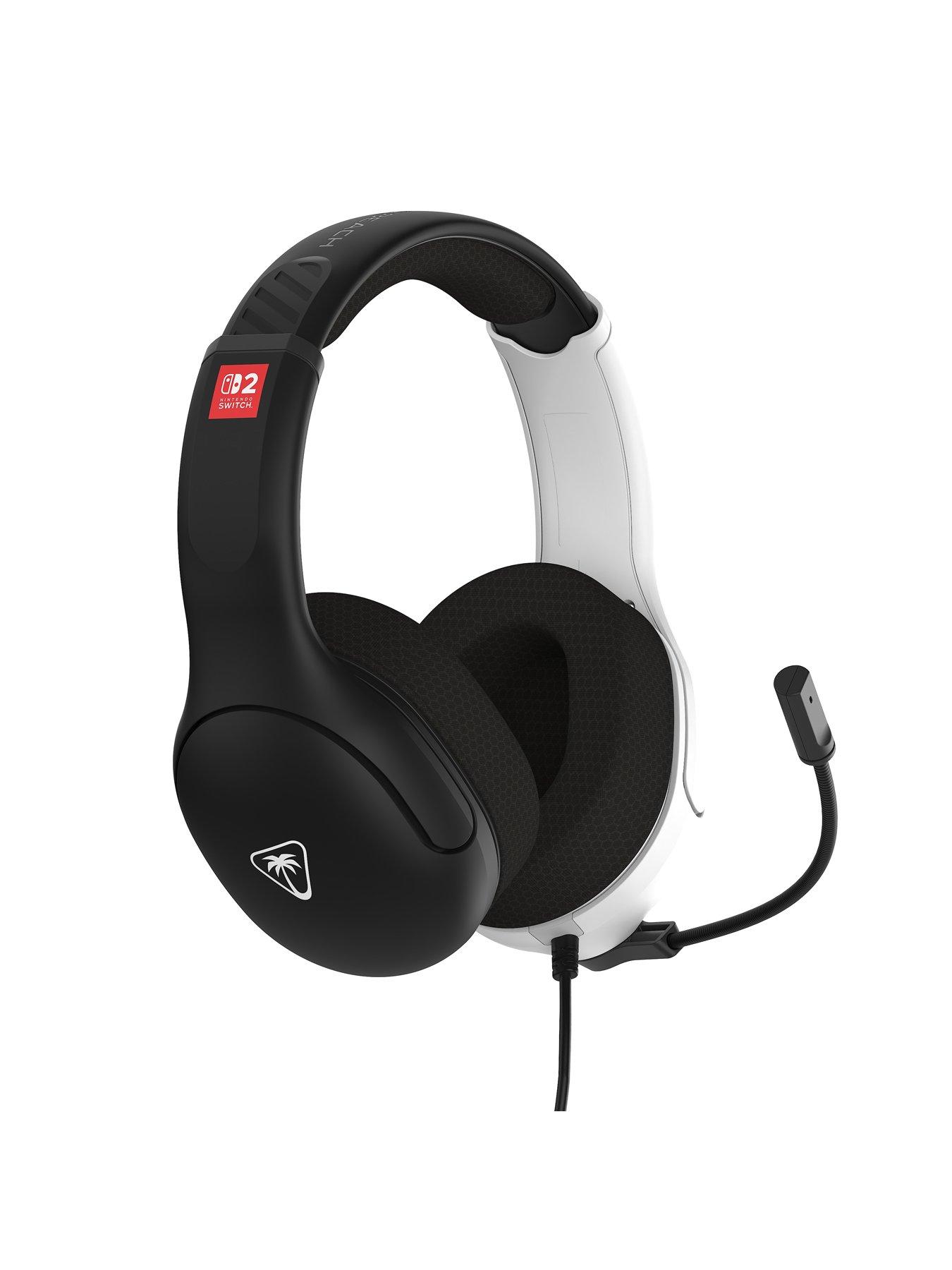 Image 2 of 7 of Turtle Beach Airlite Fit Headset -&nbsp;NS - Black &amp; White (Switch 2)