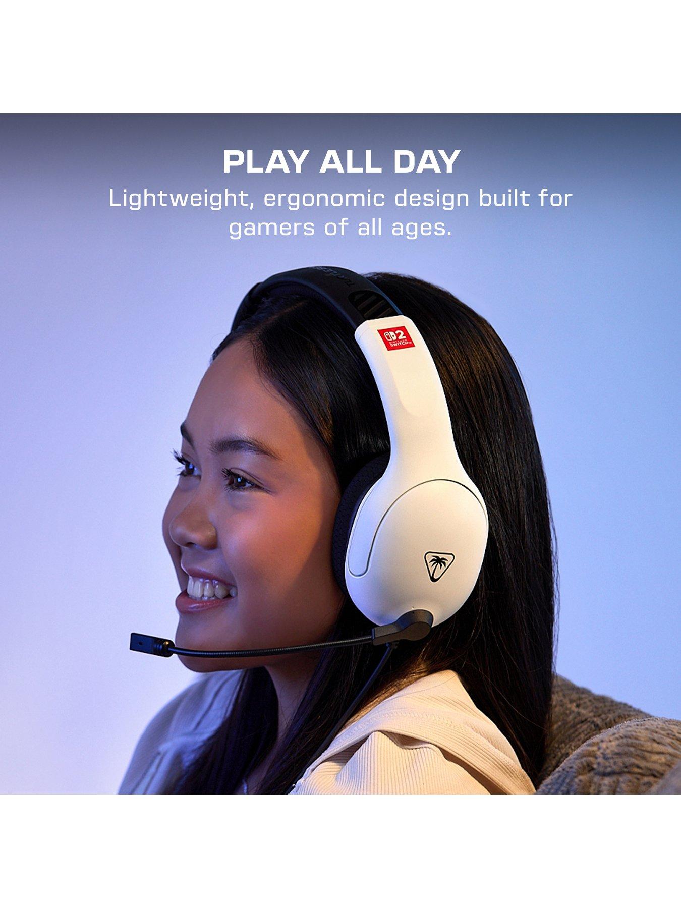 Image 6 of 7 of Turtle Beach Airlite Fit Headset -&nbsp;NS - Black &amp; White (Switch 2)