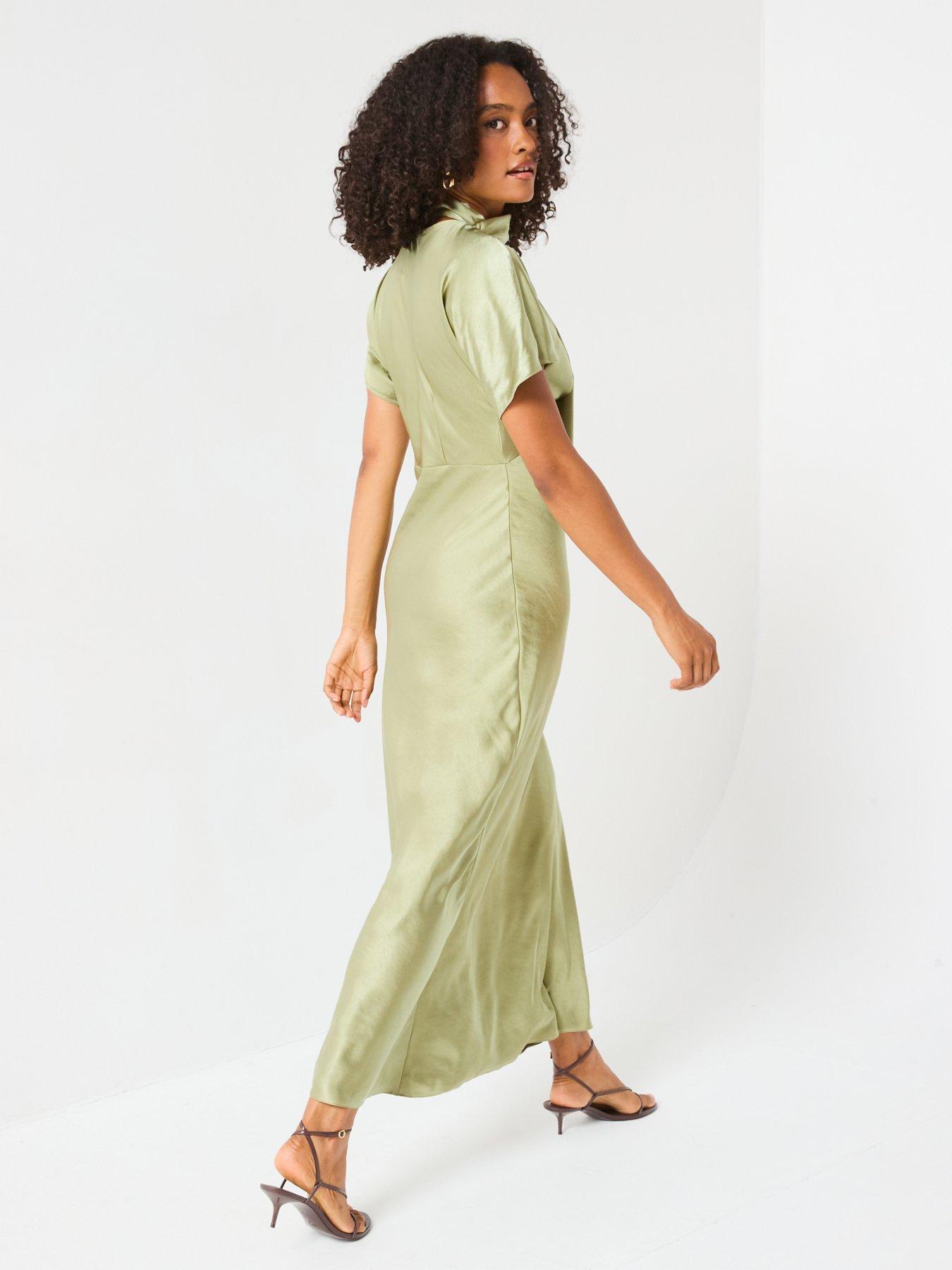 green emerald velvet dress Honey Couture VERA Emerald Green & Black Tie Up Formal Dress