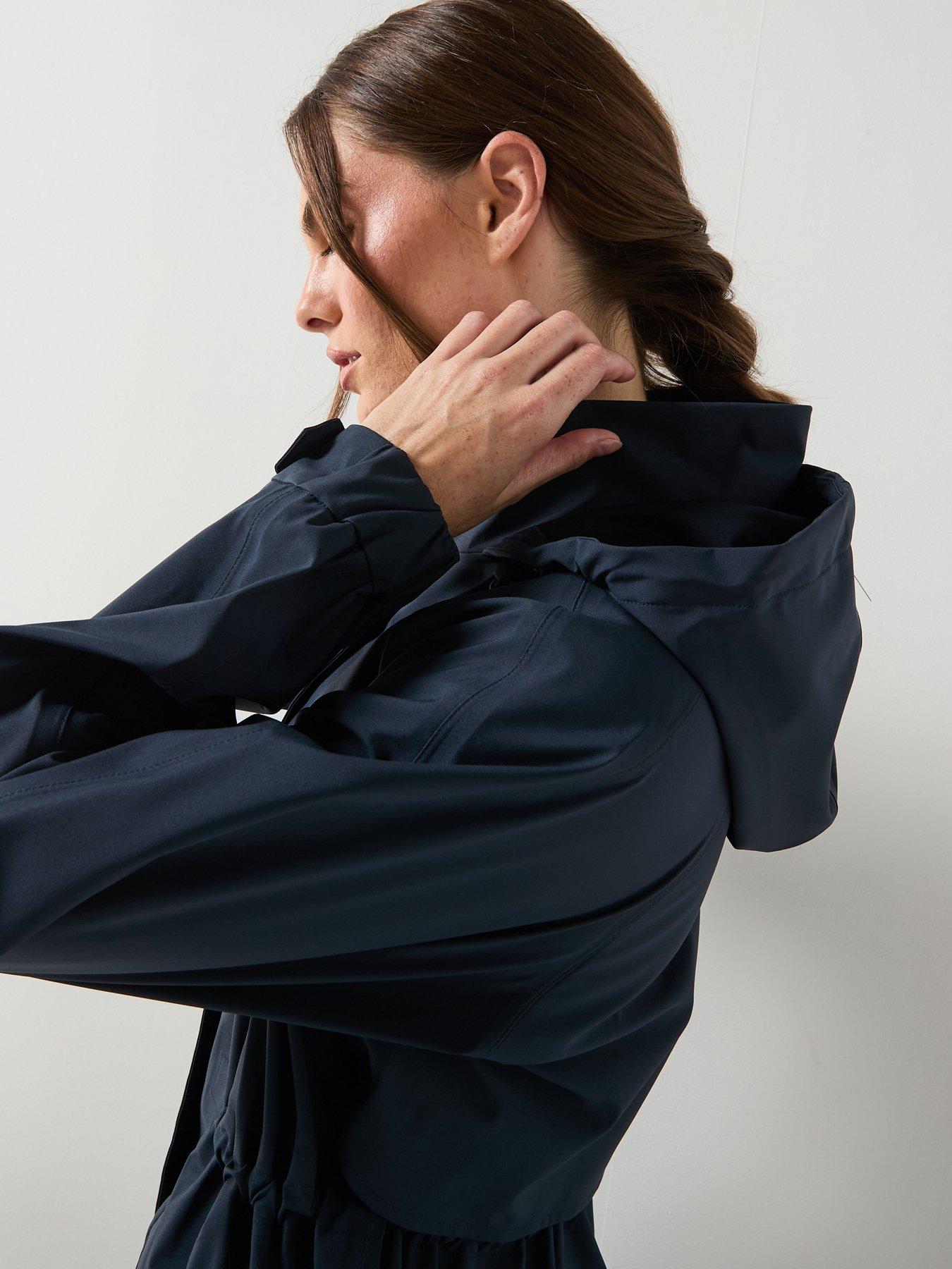Image 5 of 6 of Sweaty Betty Motion Technical Longline Parka - Navy