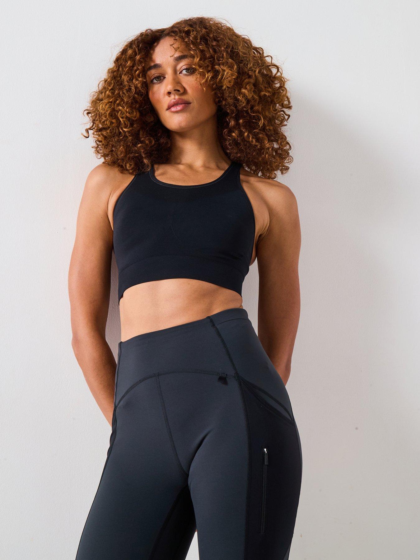 undefined Womens Training Stamina Sports Bra - Black