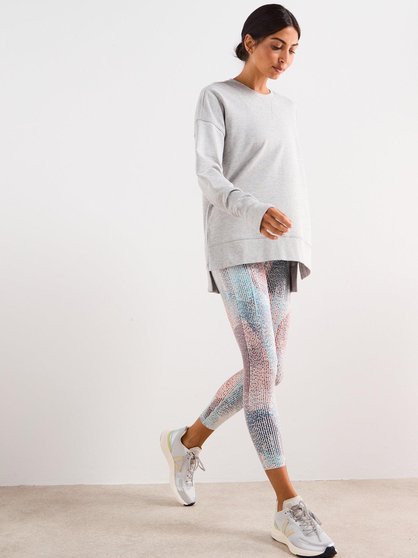 Image 3 of 6 of Sweaty Betty Womens Training After Class Longline Sweatshirt - Grey