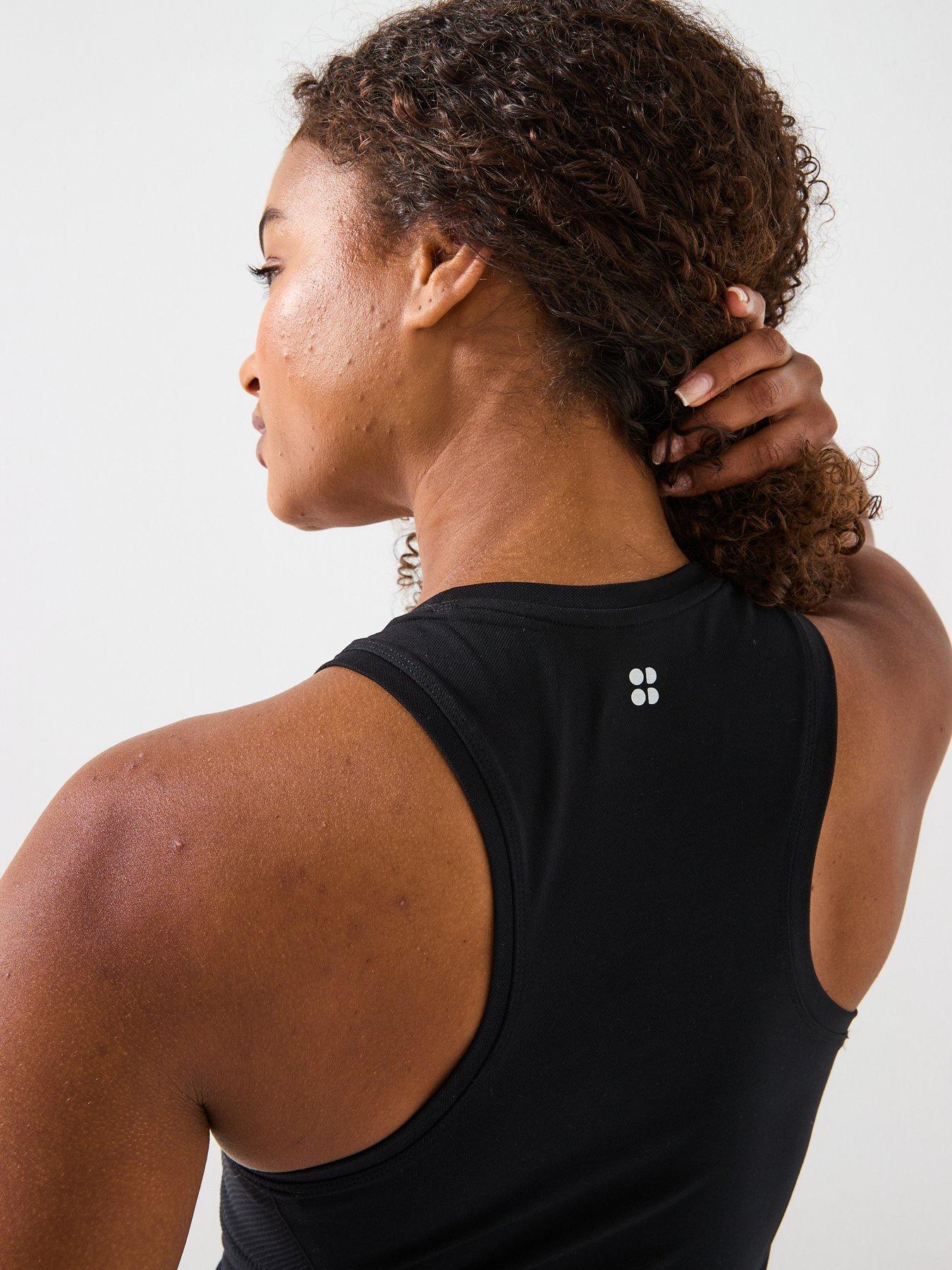 Sweaty Betty Womens Training Athlete Crop Seamless Workout Tank Top ...