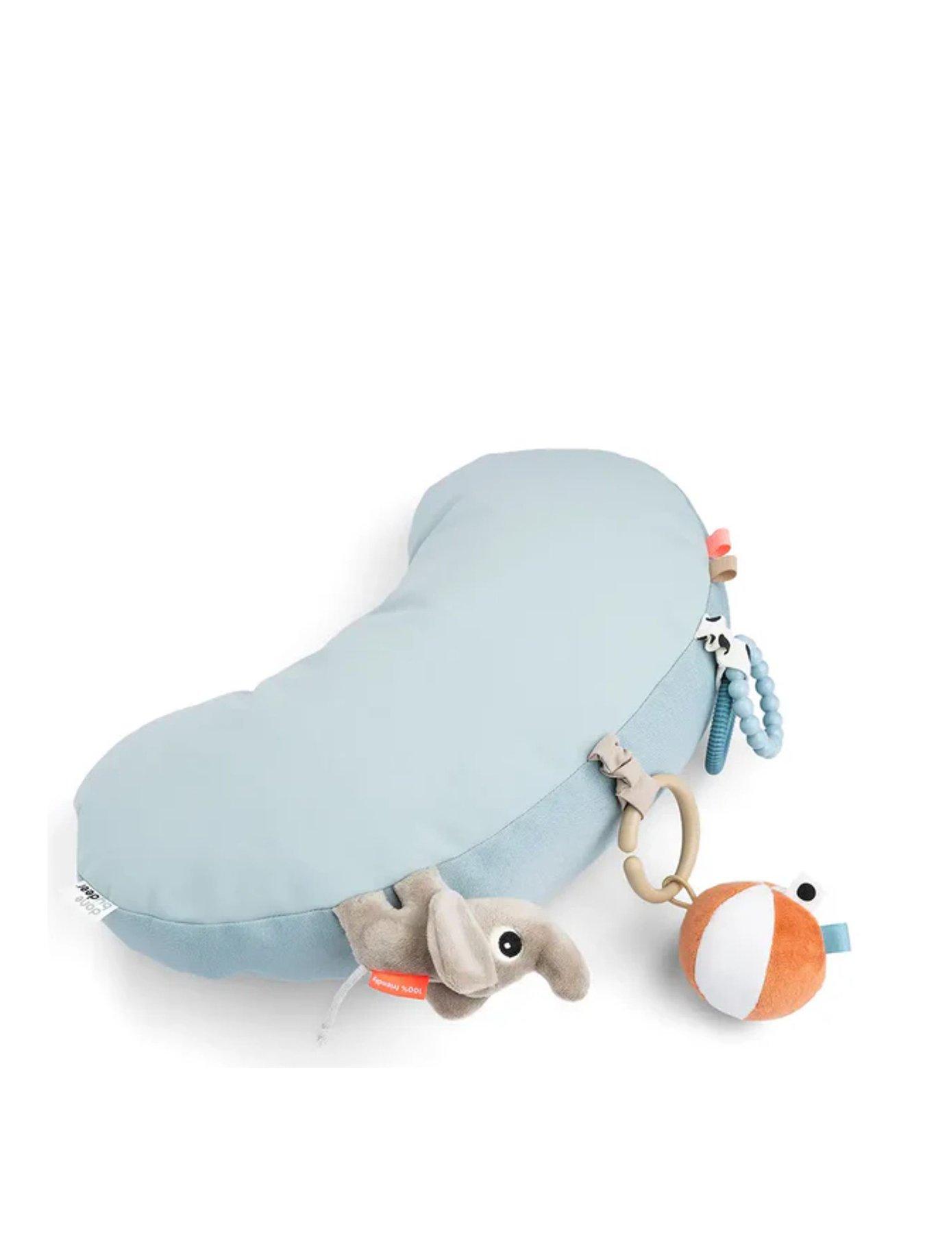 Image 2 of 4 of Done by Deer Tummy time activity pillow Playground Blue