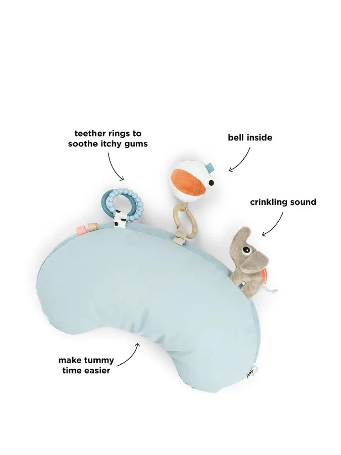 Image 3 of 4 of Done by Deer Tummy time activity pillow Playground Blue