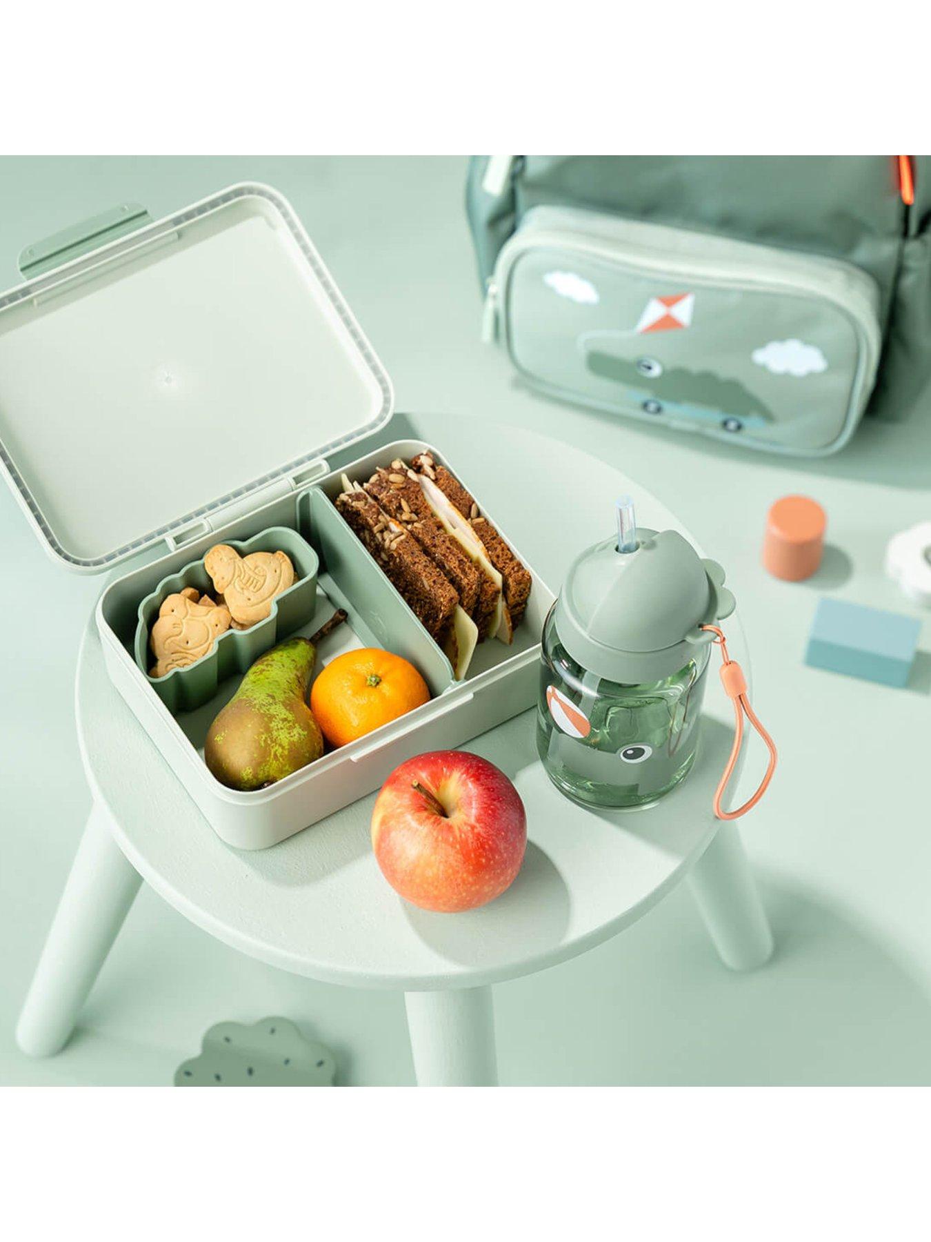 undefined Lunch box w/divider Playground Green