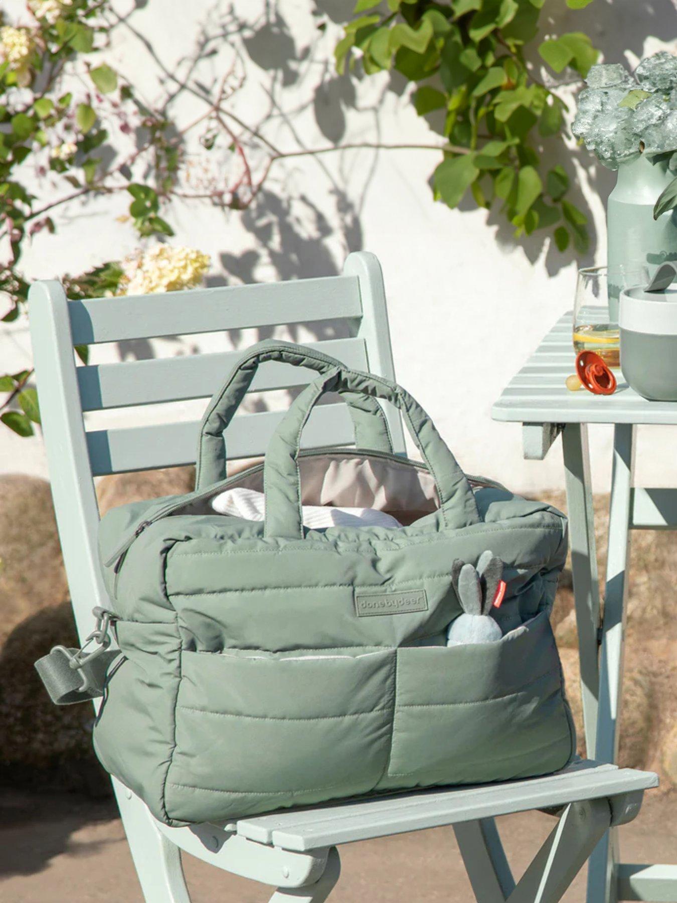 undefined Quilted changing bag Green