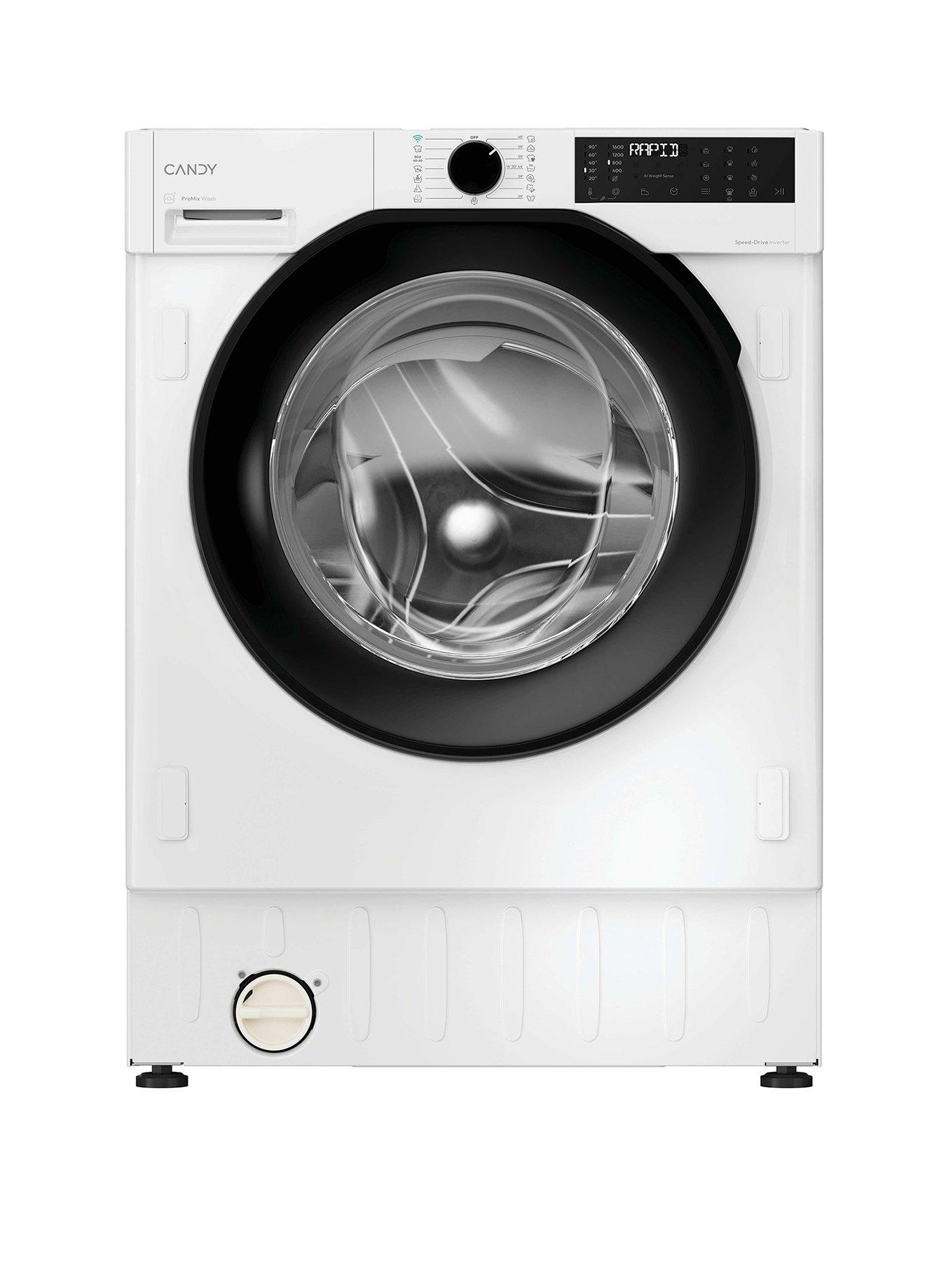 undefined BC4S49M6DB8J-80 Integrated 9kg WiFi Connected Washing Machine, 1400 rpm, A Rated - White