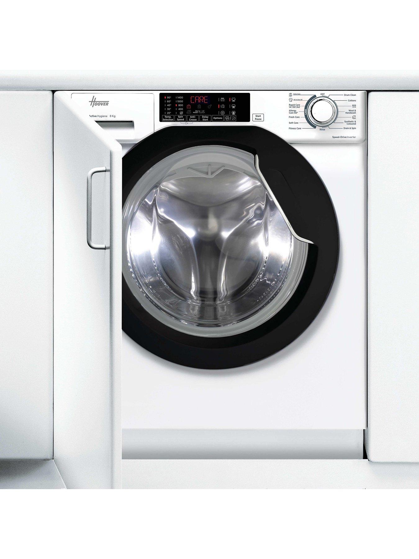 Image 2 of 7 of Hoover HBWS 484DMBW5-80 Integrated 8kg Washing Machine, 1400 rpm,&nbsp;A Rated - White