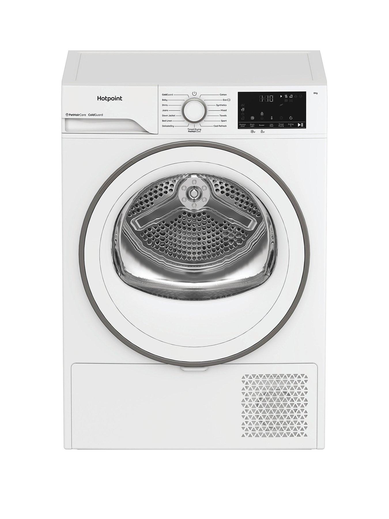 undefined C HSD 82M WW UK 8KG Heat Pump Tumble Dryer - White