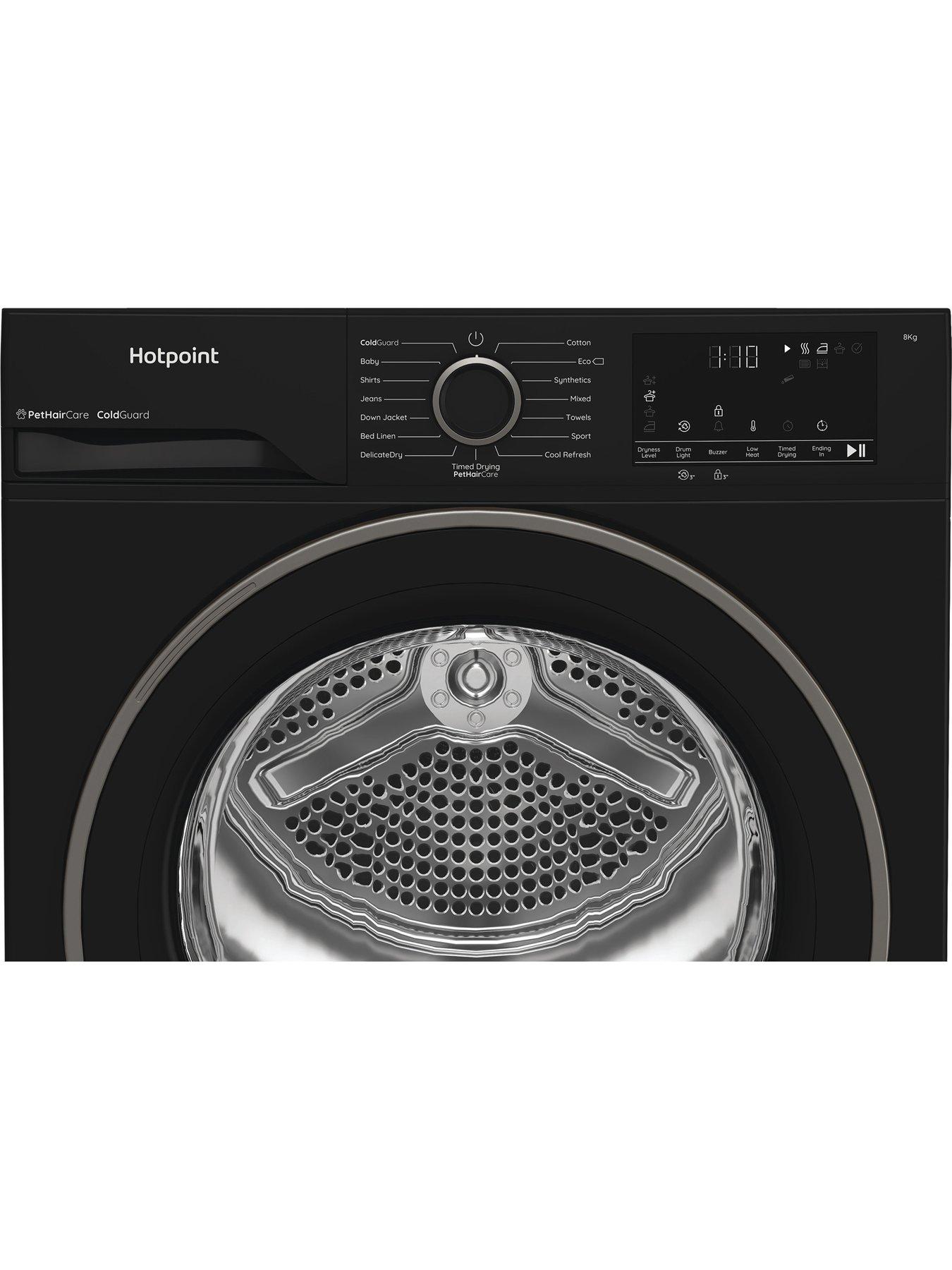 Image 4 of 7 of Hotpoint C HSD 82M BB UK 8KG Heat Pump Tumble Dryer - Black