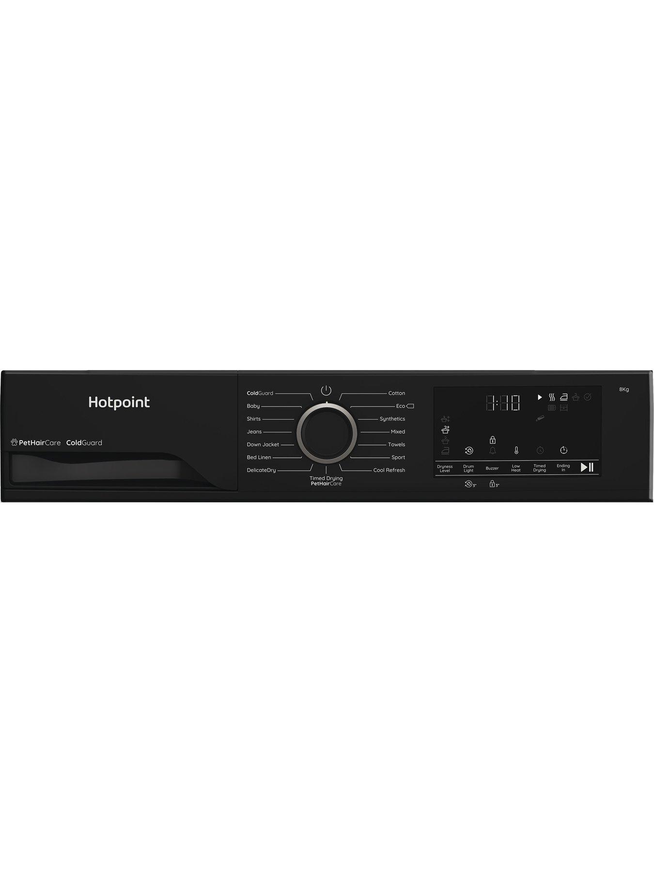 Image 6 of 7 of Hotpoint C HSD 82M BB UK 8KG Heat Pump Tumble Dryer - Black
