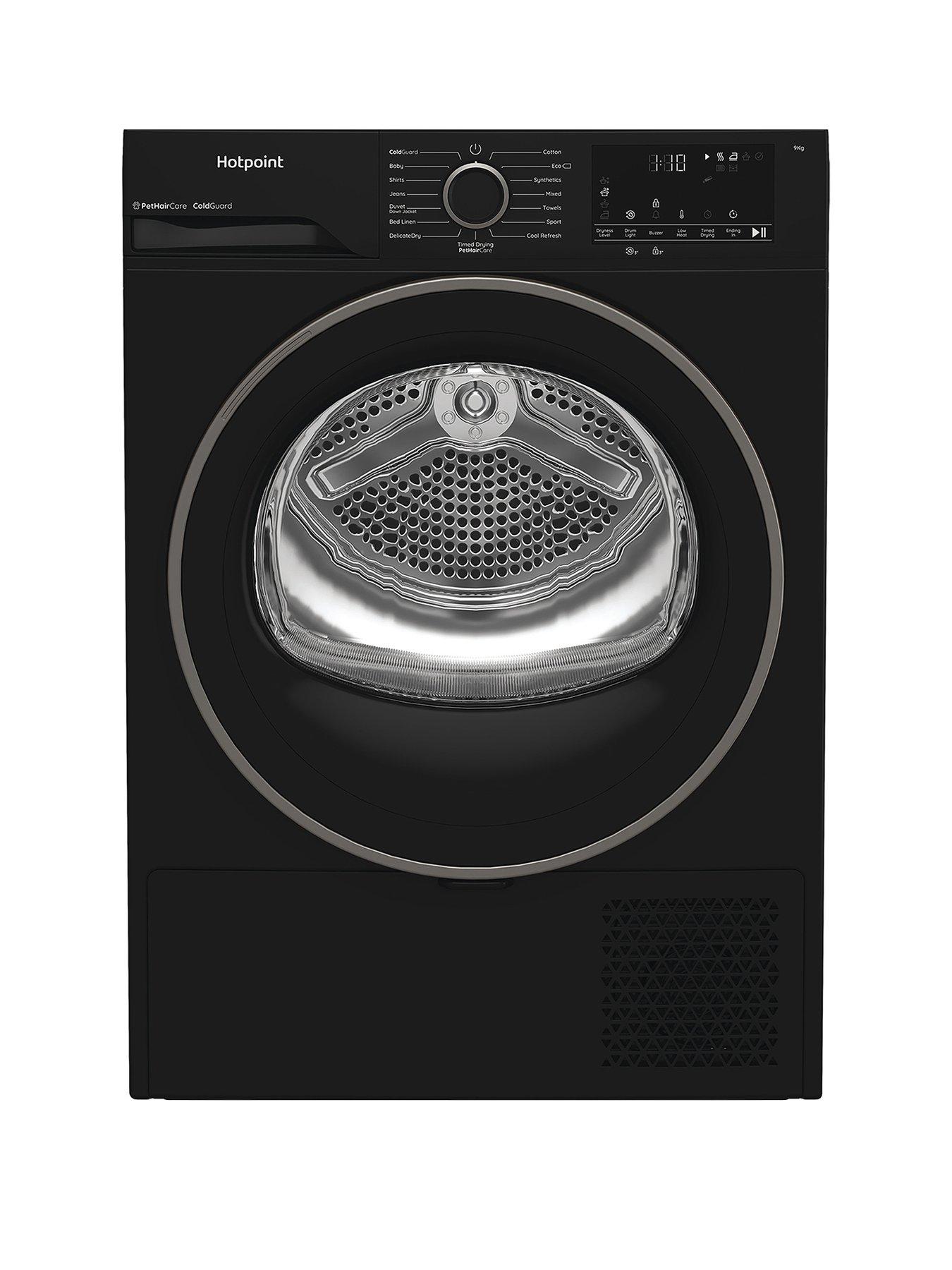 Hotpoint C HD 93M BB UK 9KG Heat Pump Tumble Dryer - Black
