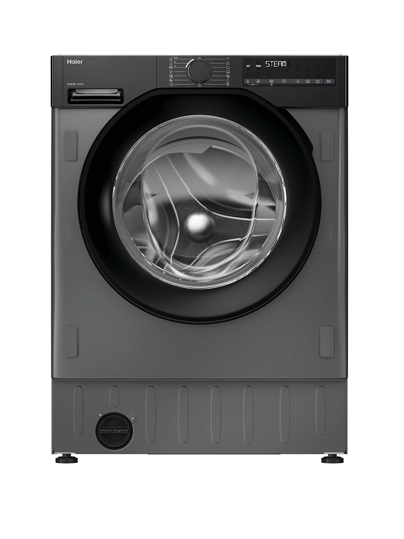 Image 1 of 7 of Haier BHA6S696M6DB9R80 Integrated 9Kg / 6Kg Washer Dryer with 1600 rpm spin, WiFi, Graphite, D Rated (Wash&amp;Dry), A Rated (Wash Only)