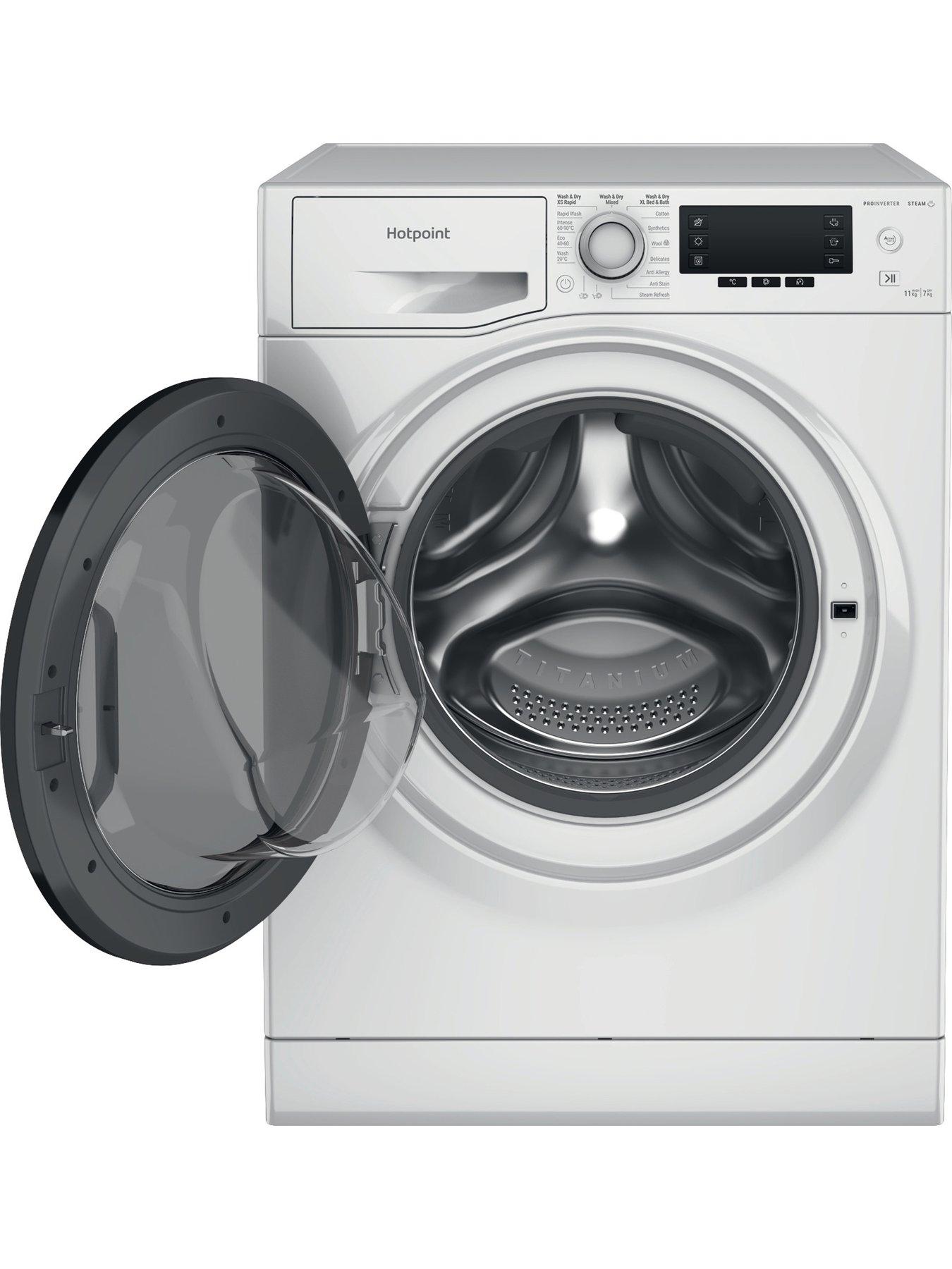 Image 2 of 7 of Hotpoint ActiveCare NDD 11748 DA UK 11+7kg Washer Dryer - White