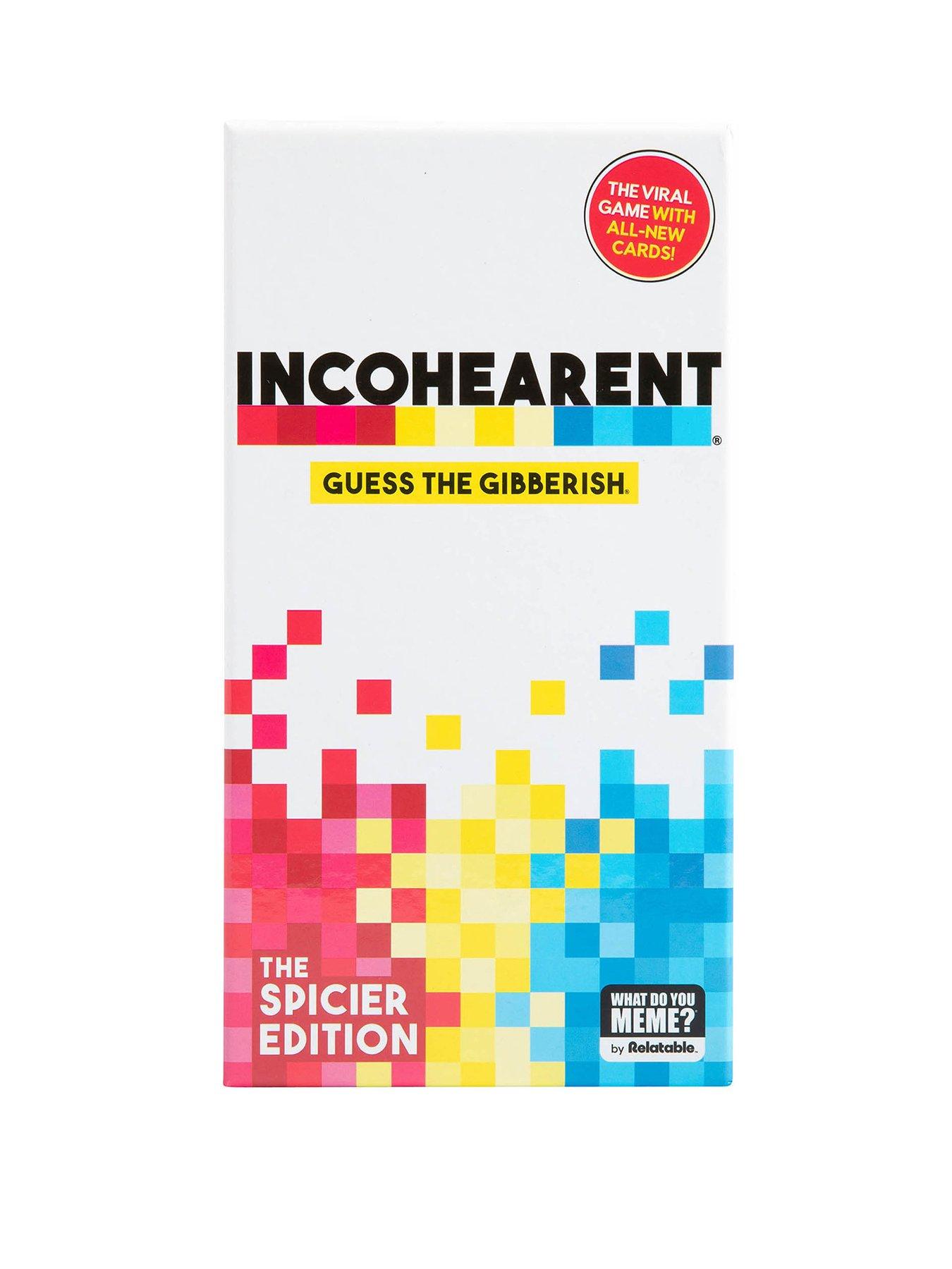 Incohearent Adult Party Game - Spicier Edition