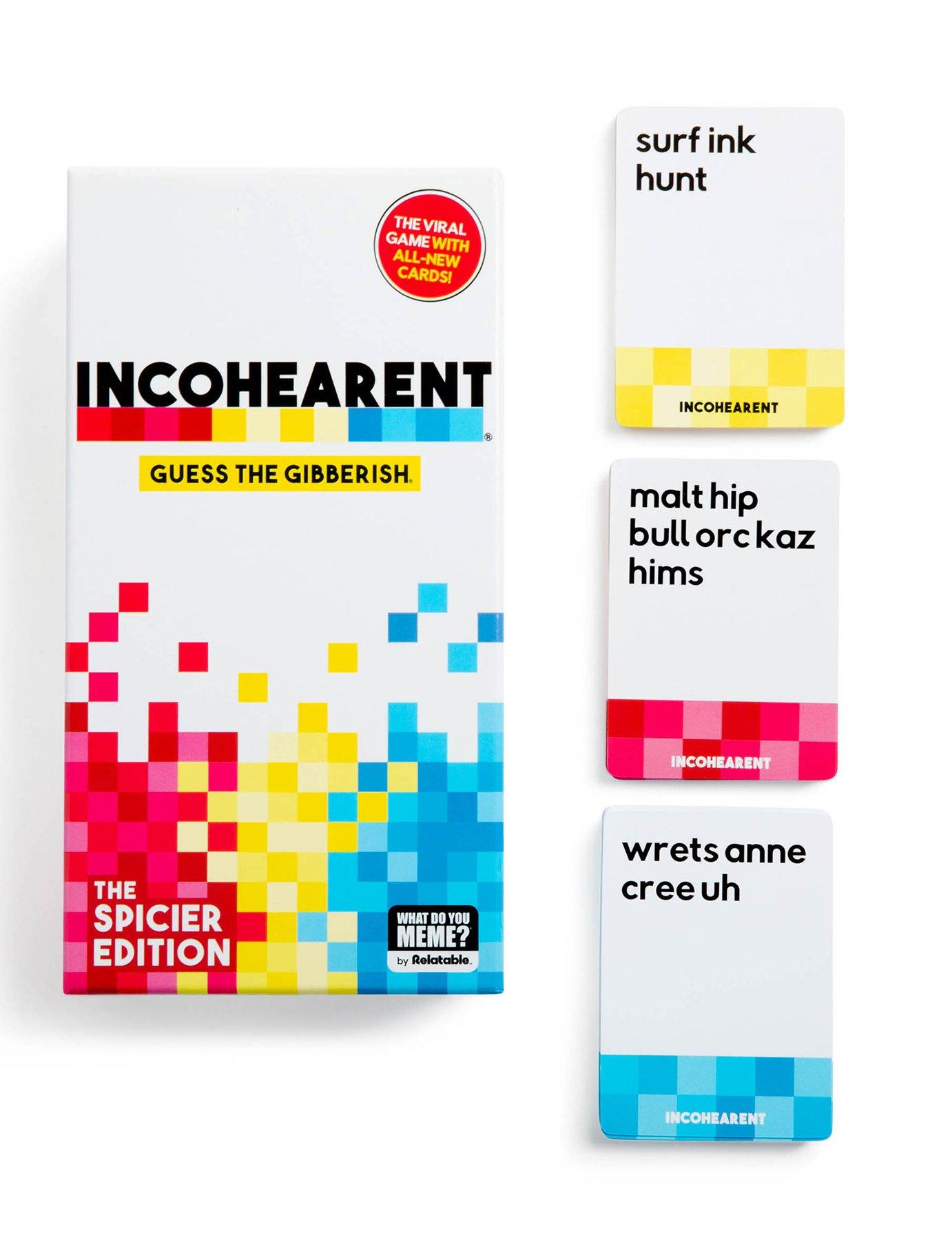 Image 2 of 8 of Incohearent Adult Party Game - Spicier Edition