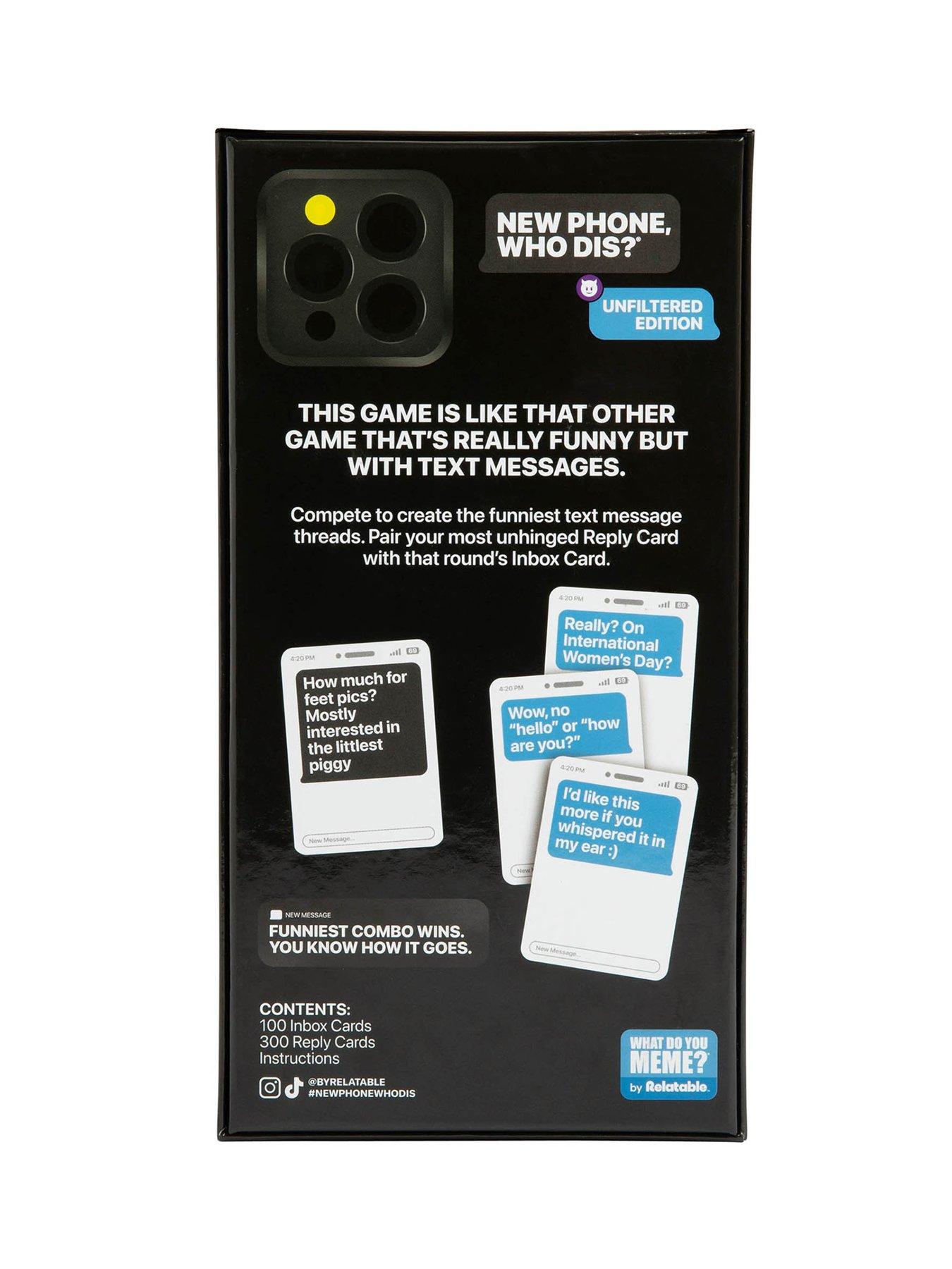 Image 5 of 8 of New Phone Who Dis?&nbsp;Party Game for Adults (ages 17+)