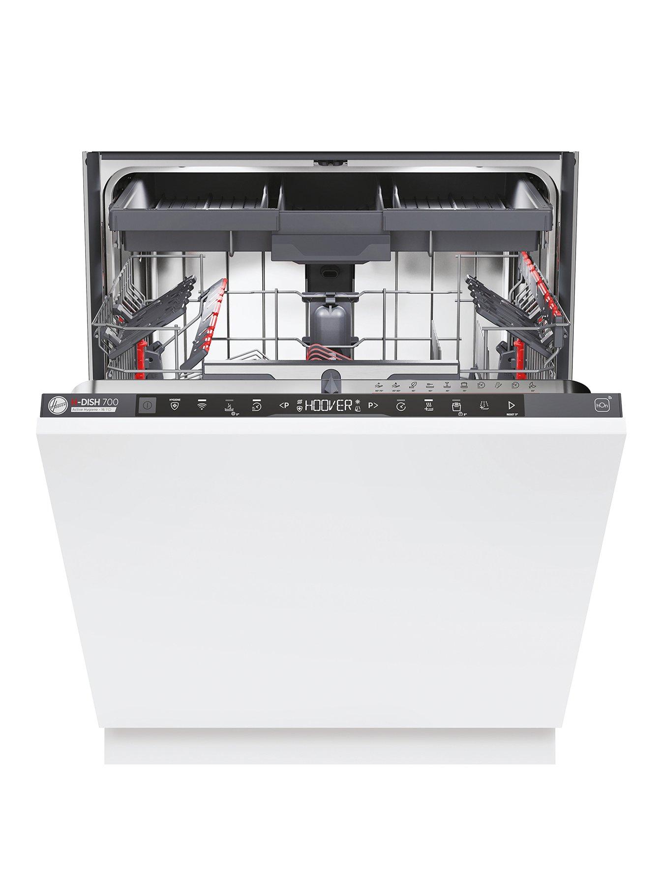 Hoover HI 6A2S3PSTA-80 Dishwasher 60cm Full Size - White
