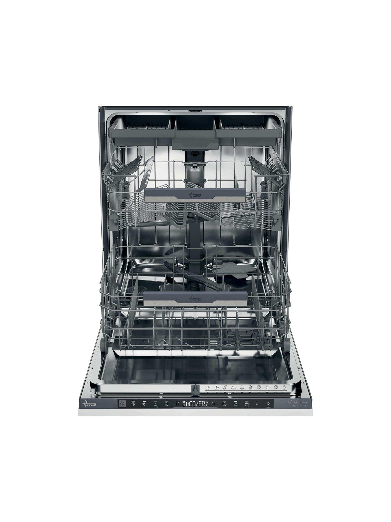Image 2 of 7 of Hoover HI 6A2S3PSTA-80 Dishwasher 60cm Full Size -&nbsp;White