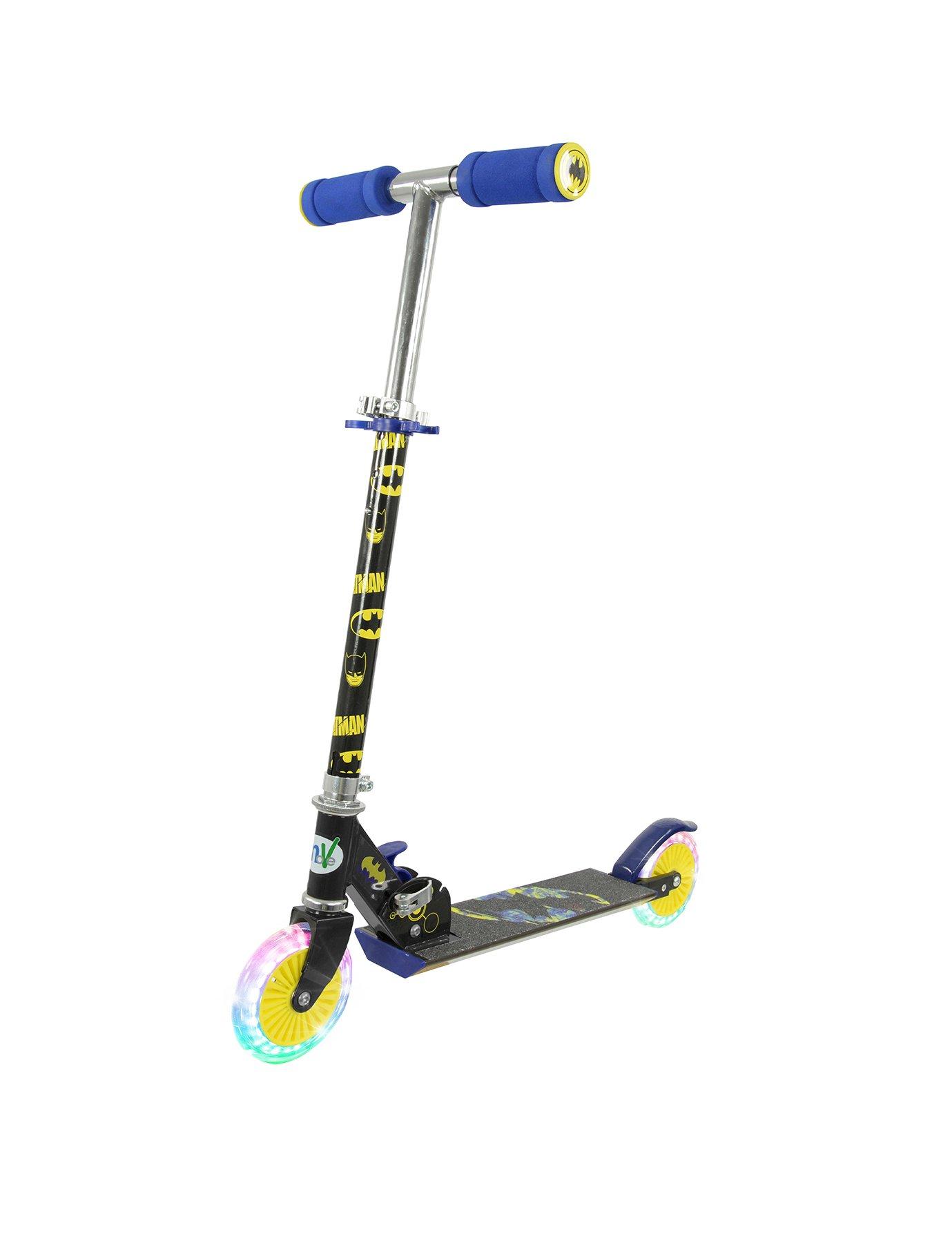 undefined Batman Folding Inline Scooter with Light Up Wheels