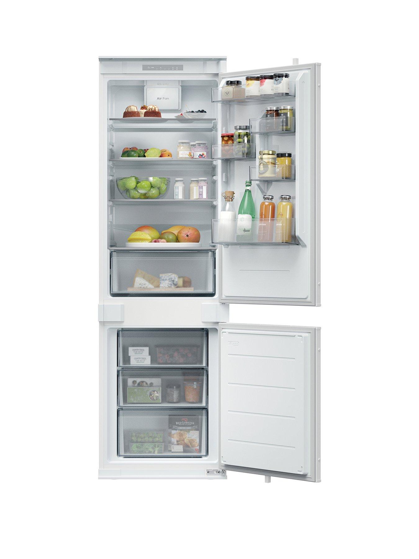 Hoover H-FRIDGE 400 HONBQL3518EVK-UK 177cm 70/30 Integrated Fridge Freezer, Wifi, White, E Rated