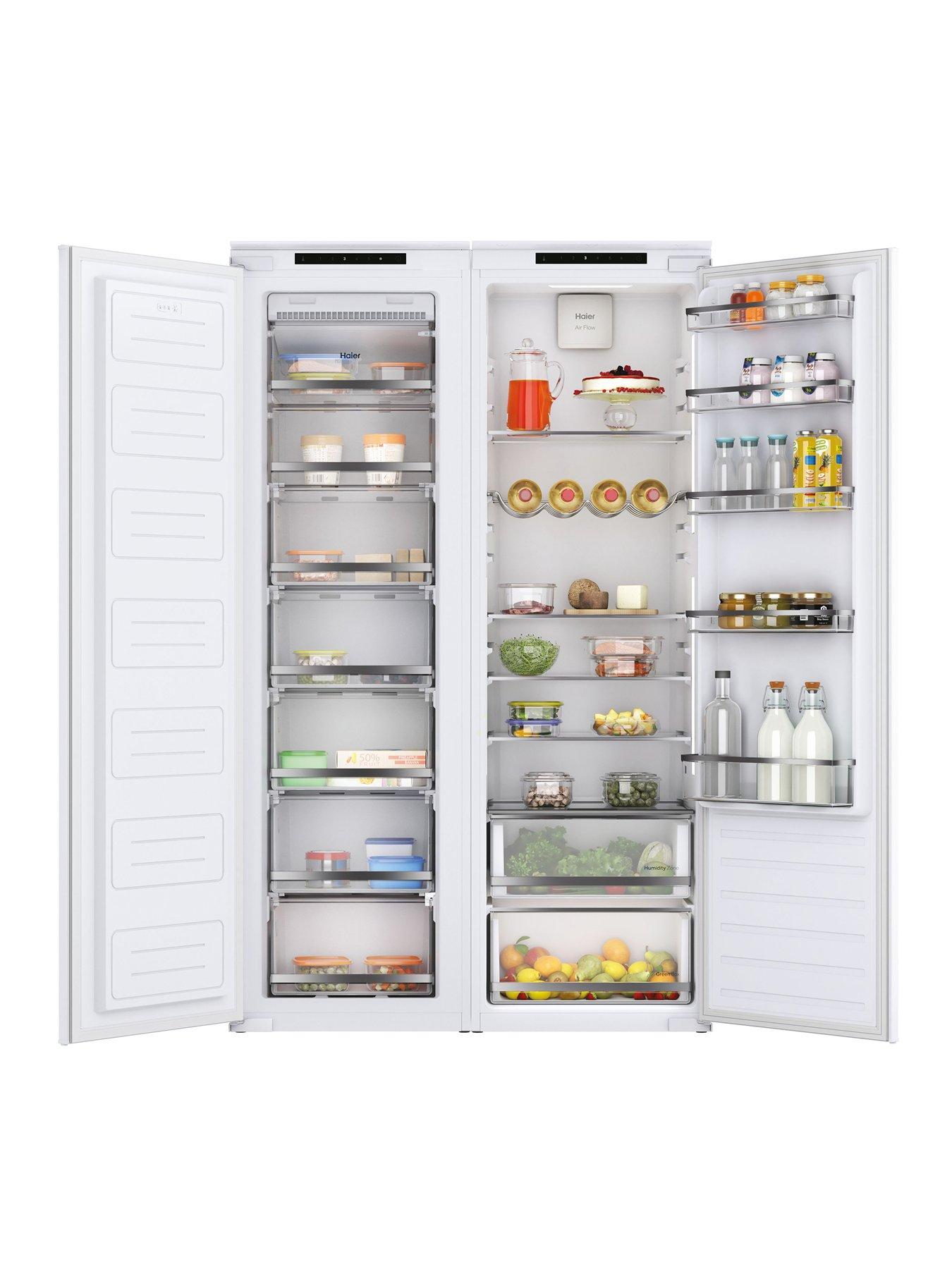 Image 4 of 7 of Haier 1D 55 Series 6 Integrated Tall&nbsp;Refrigerator HAMS518EWK&nbsp;- White