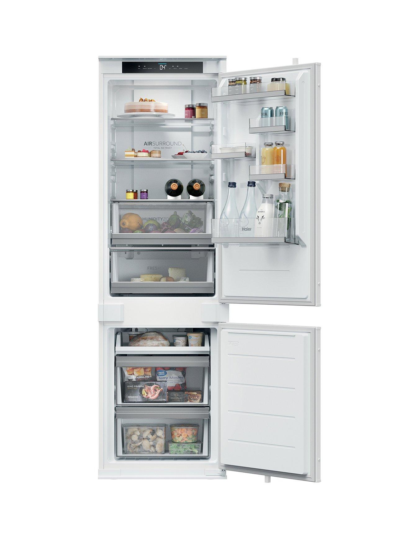 undefined HBQW5518EK-UK Refrigeration Combi Fridge Freezer White