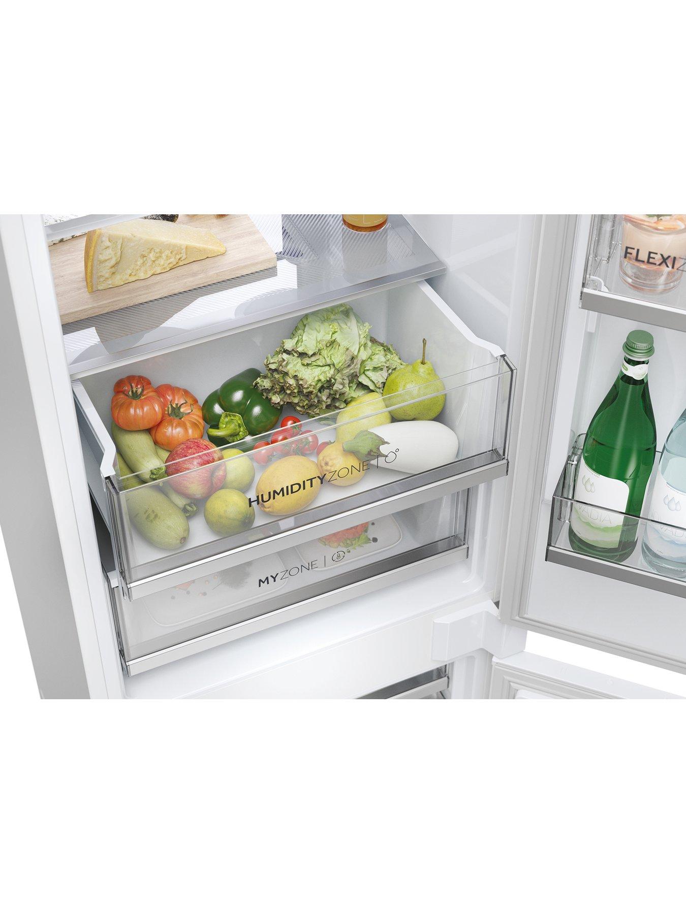 Image 3 of 7 of Haier HBW7518CTK Refrigeration Combi Fridge Freezer White