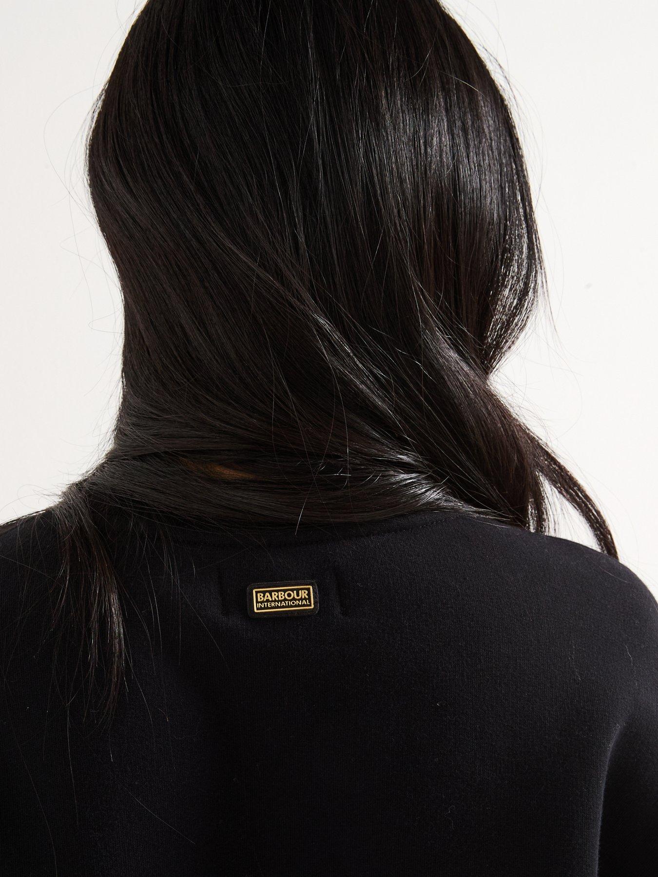 Image 6 of 6 of Barbour International Kaia Sweatshirt - Black