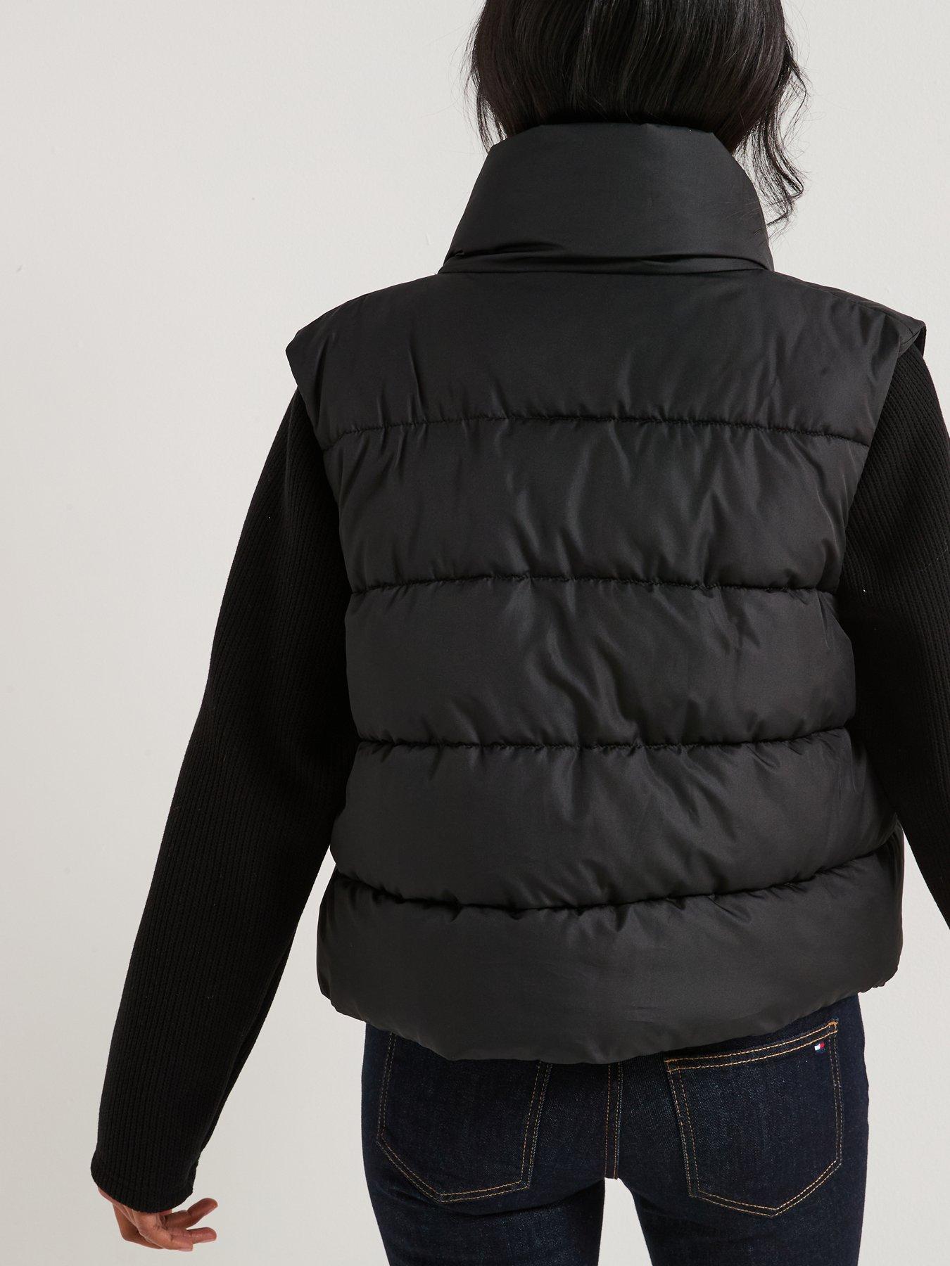 Image 6 of 6 of Barbour International San Telmo Padded Knit Sleeve Jacket - Black