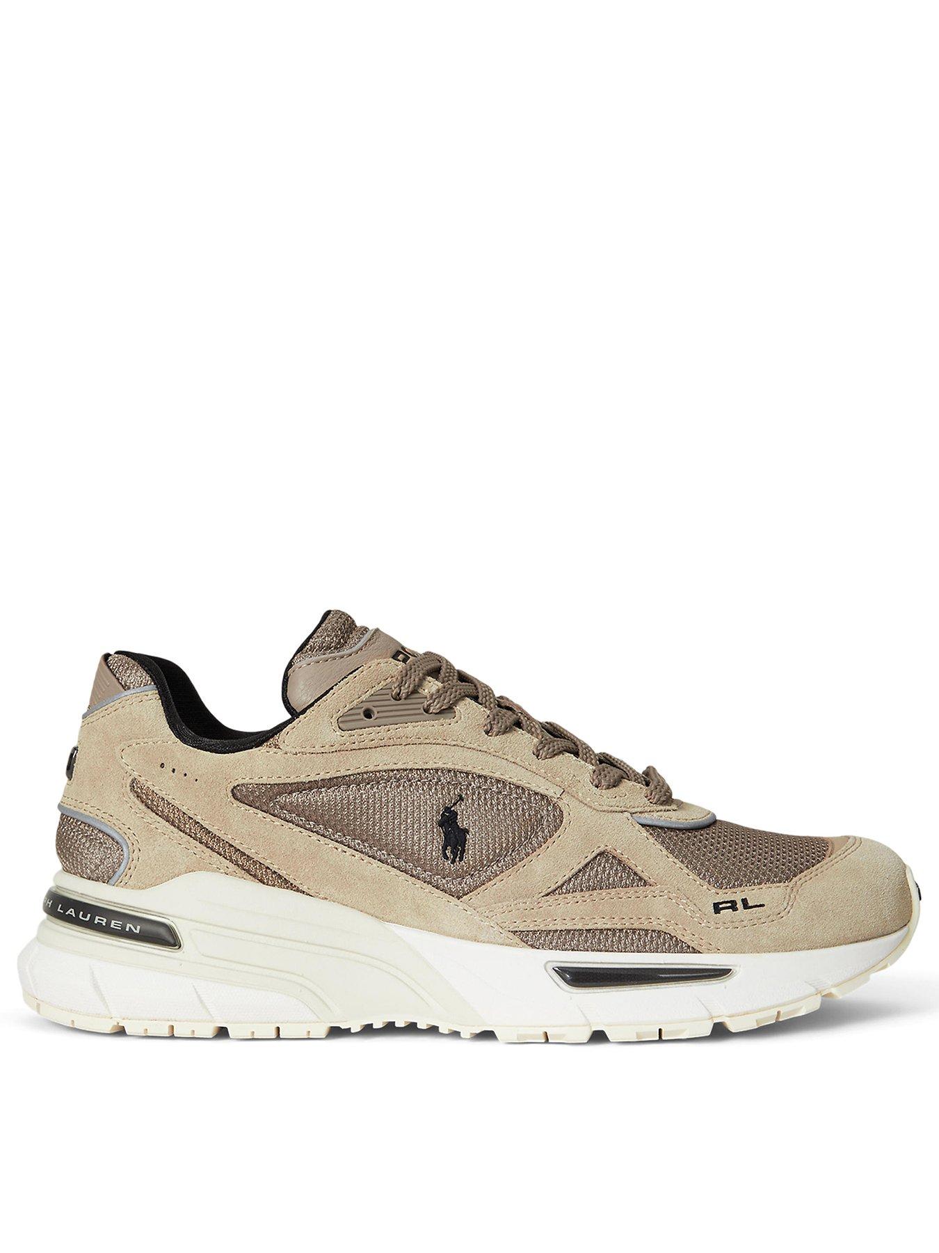 undefined Trackster 275 Suede/Mesh Sneakers - Dark Beige